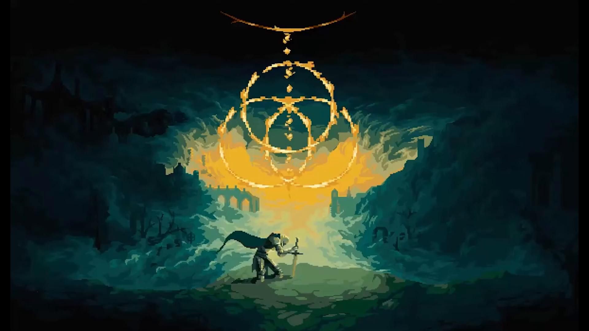 1920x1080 Elden Ring Pixel Art Live Wallpaper
