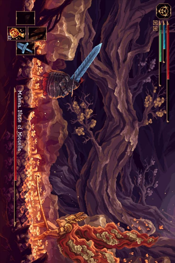 736x1104 What if Elden Ring was a 2d pixelart game?