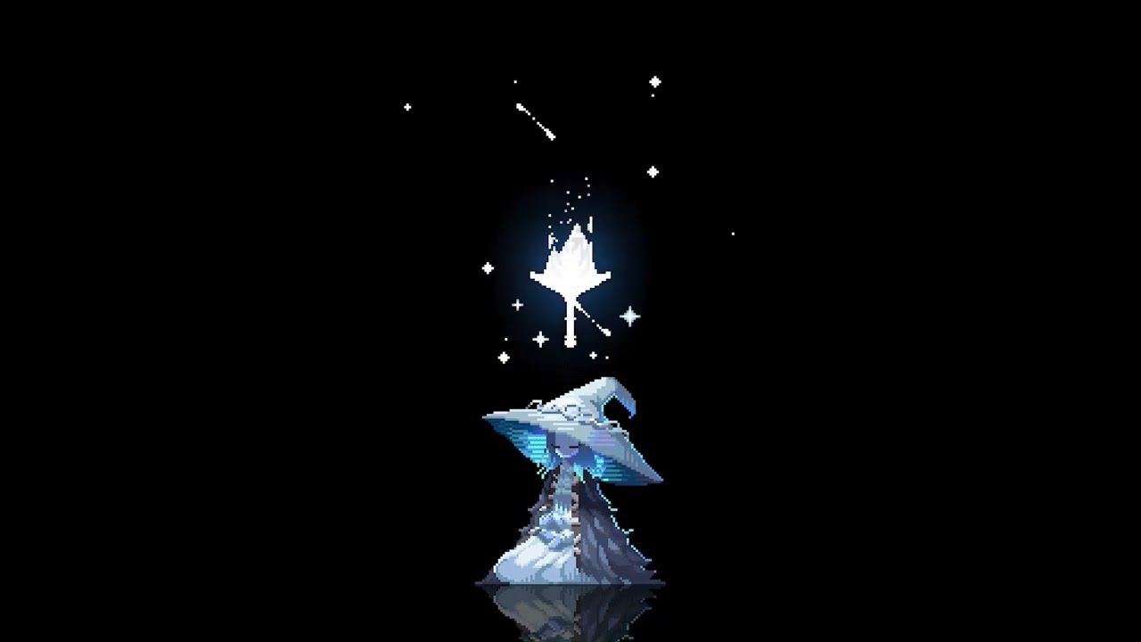 1280x720 Elden Ring Ranni pixel Art animation wallpaper