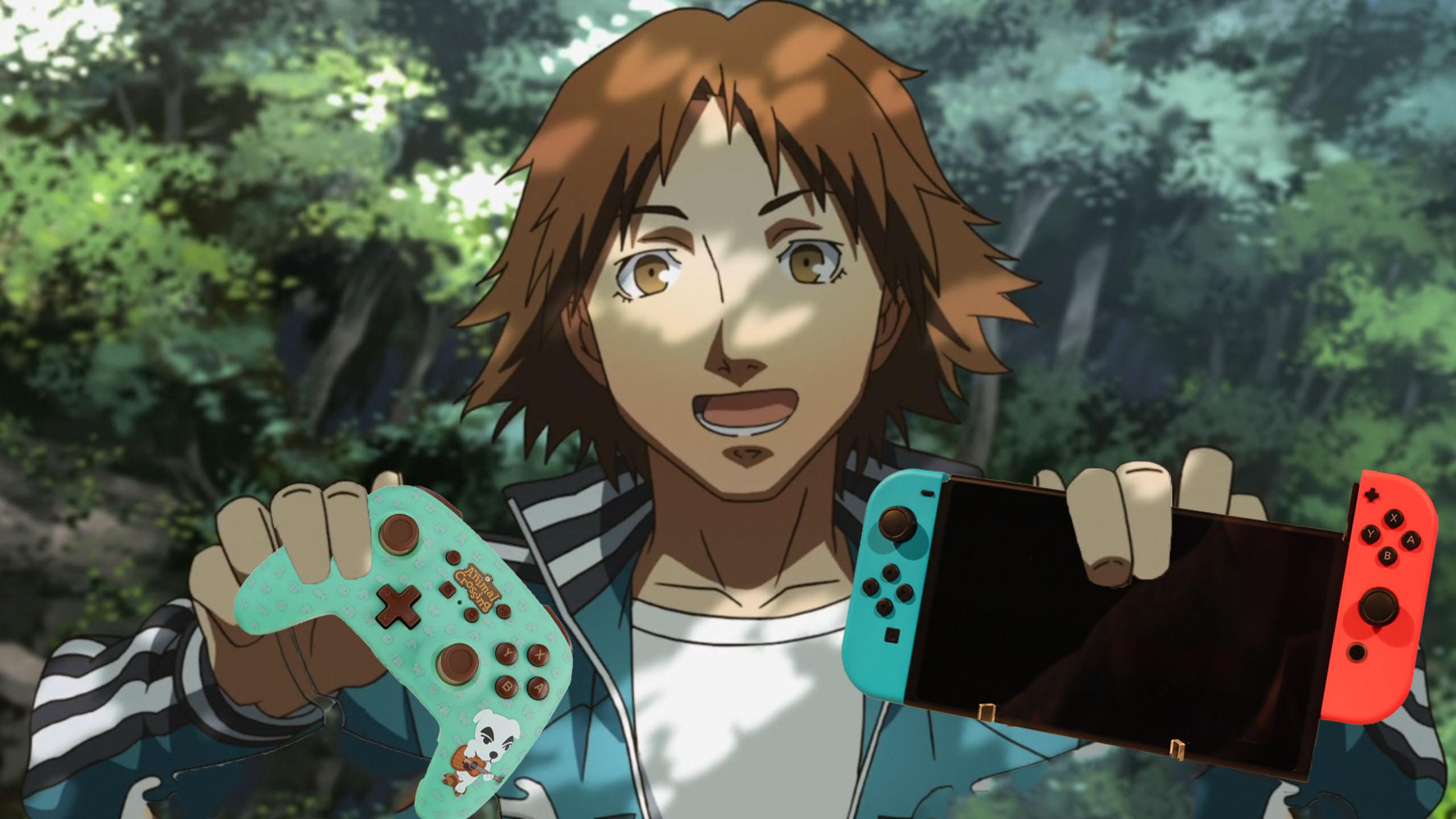 2560x1440 Good Ending! Instead of creepily buying the girls swimsuits, Yosuke gave them a Nintendo® Switch so they can play the Persona ports when they're released!