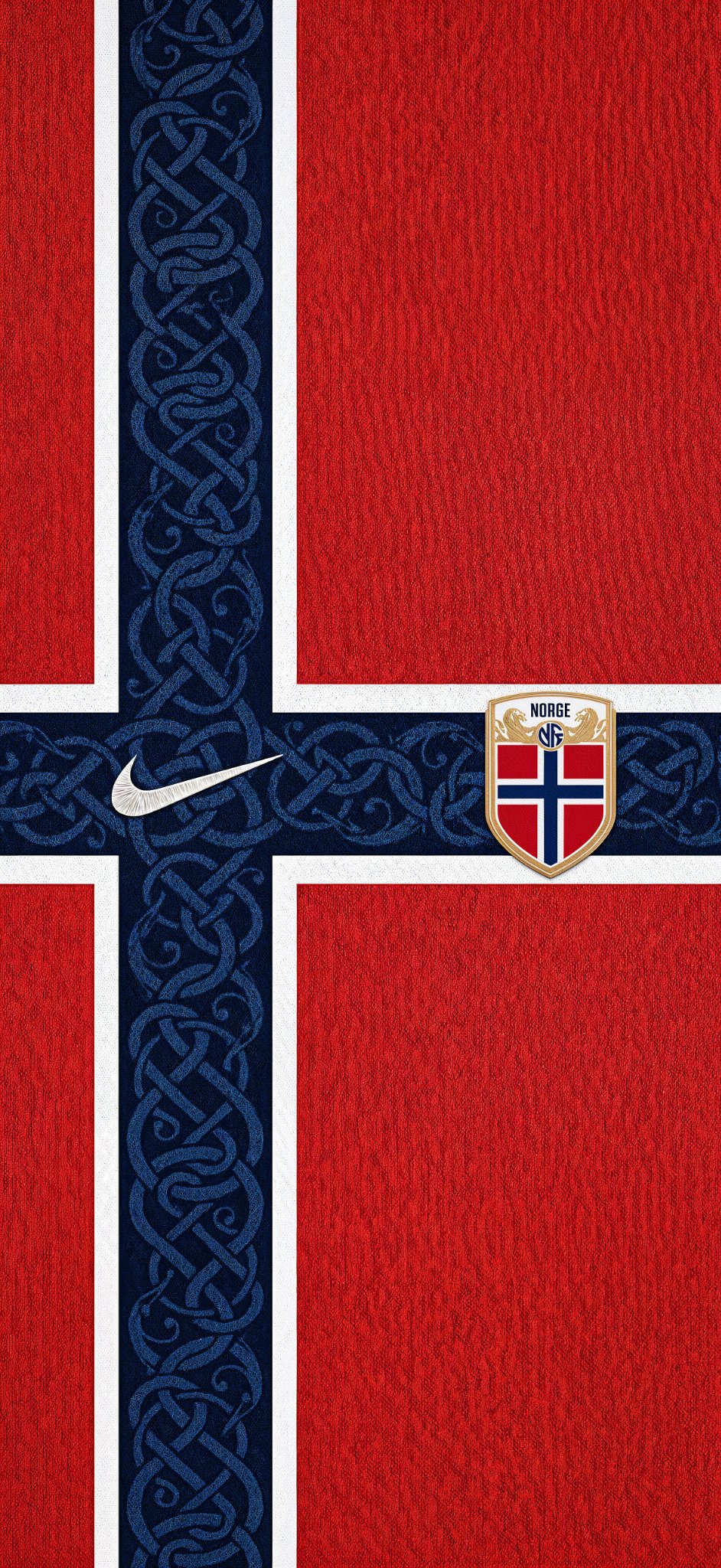 942x2048 Norway Jersey World Cup 2026 Phone Wallpaper