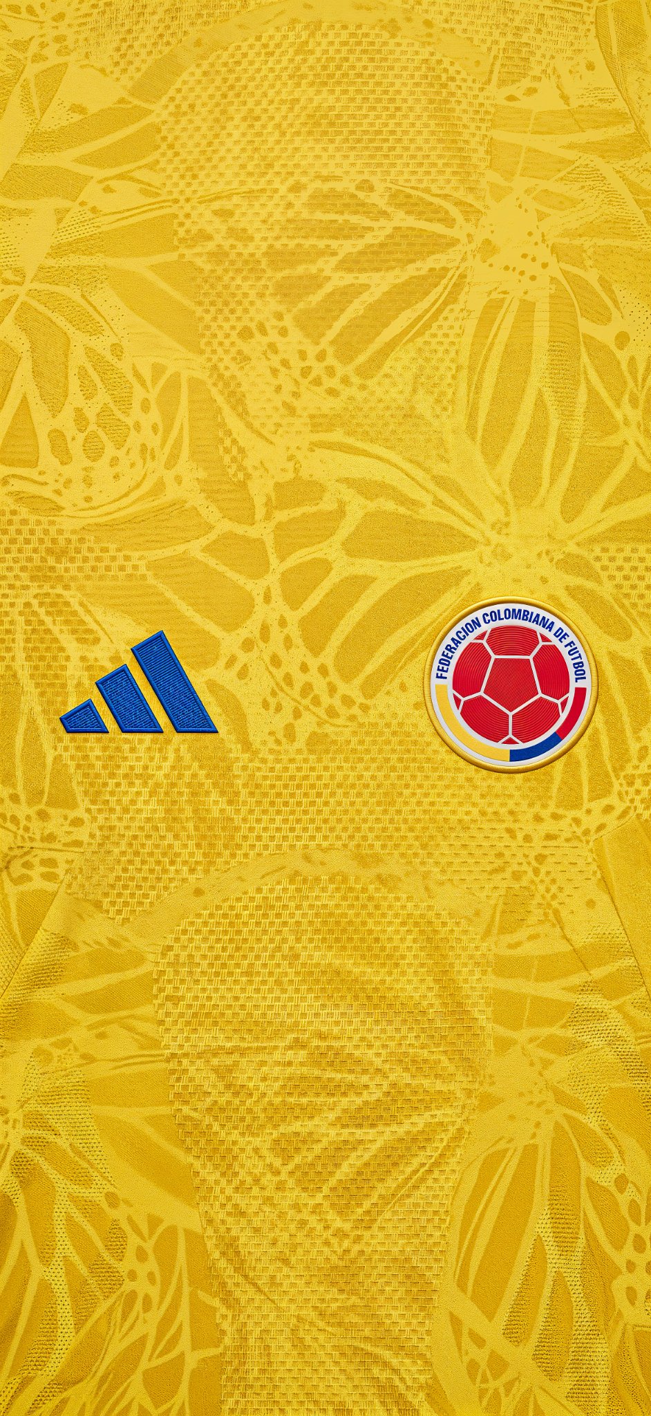 942x2048 Colombia Jersey World Cup 2026 Phone Wallpaper