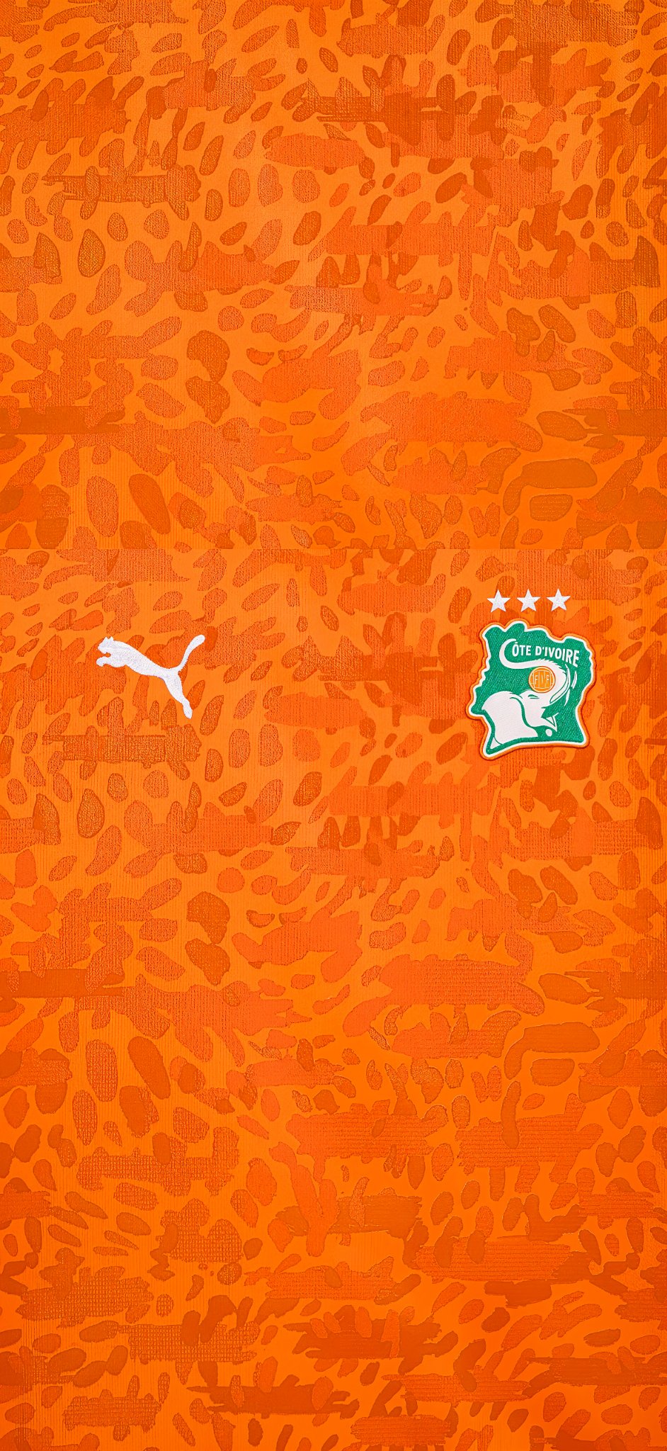 942x2048 Cote d'Ivoire Jersey World Cup 2026 Phone Wallpaper