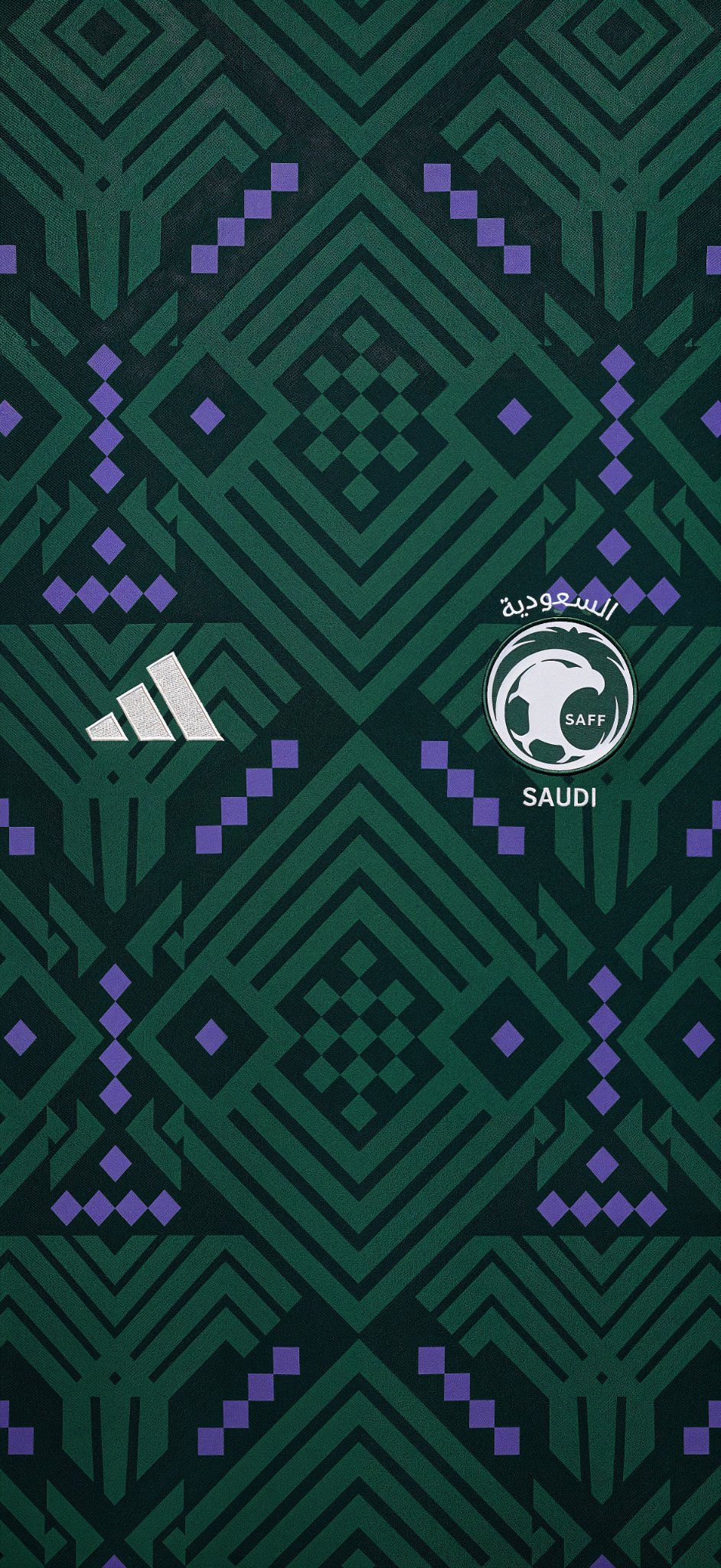942x2048 Saudi Arabia Jersey World Cup 2026 Phone Wallpaper