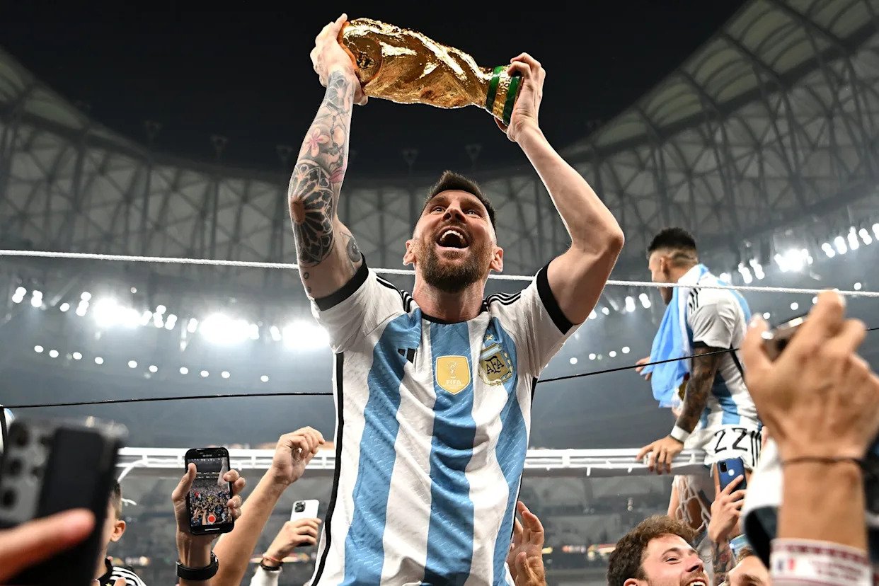 1242x828 Instagram Photo Of Lionel Messi Holding World Cup Trophy Is Now The Most Liked Ever, Beating Image Of An Egg