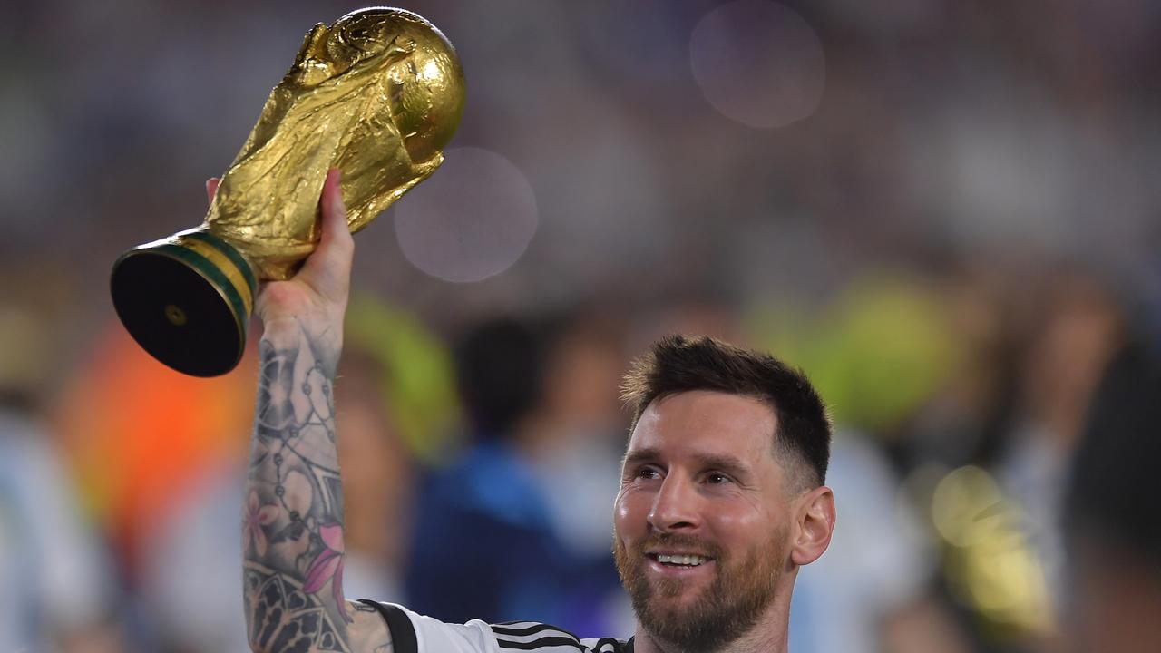 1280x720 Football 2023: Argentina, Lionel Messi becomes third player ever to score 100 international goals. news.com.au