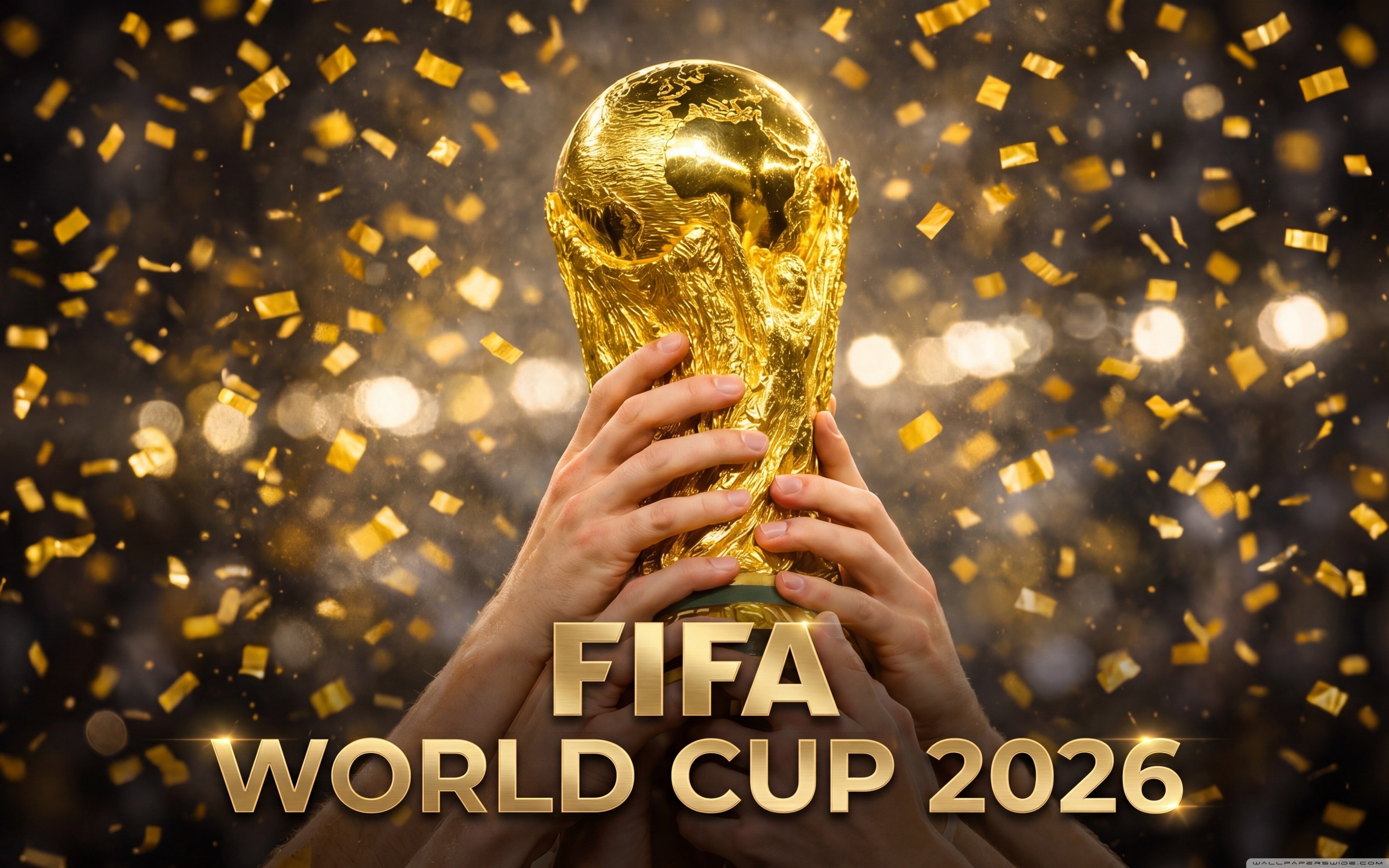 3840x2400 FIFA World Cup 2026 Trophy 4K UHD Wallpaper for UltraHD Desktop and TV : Widescreen and UltraWide Display