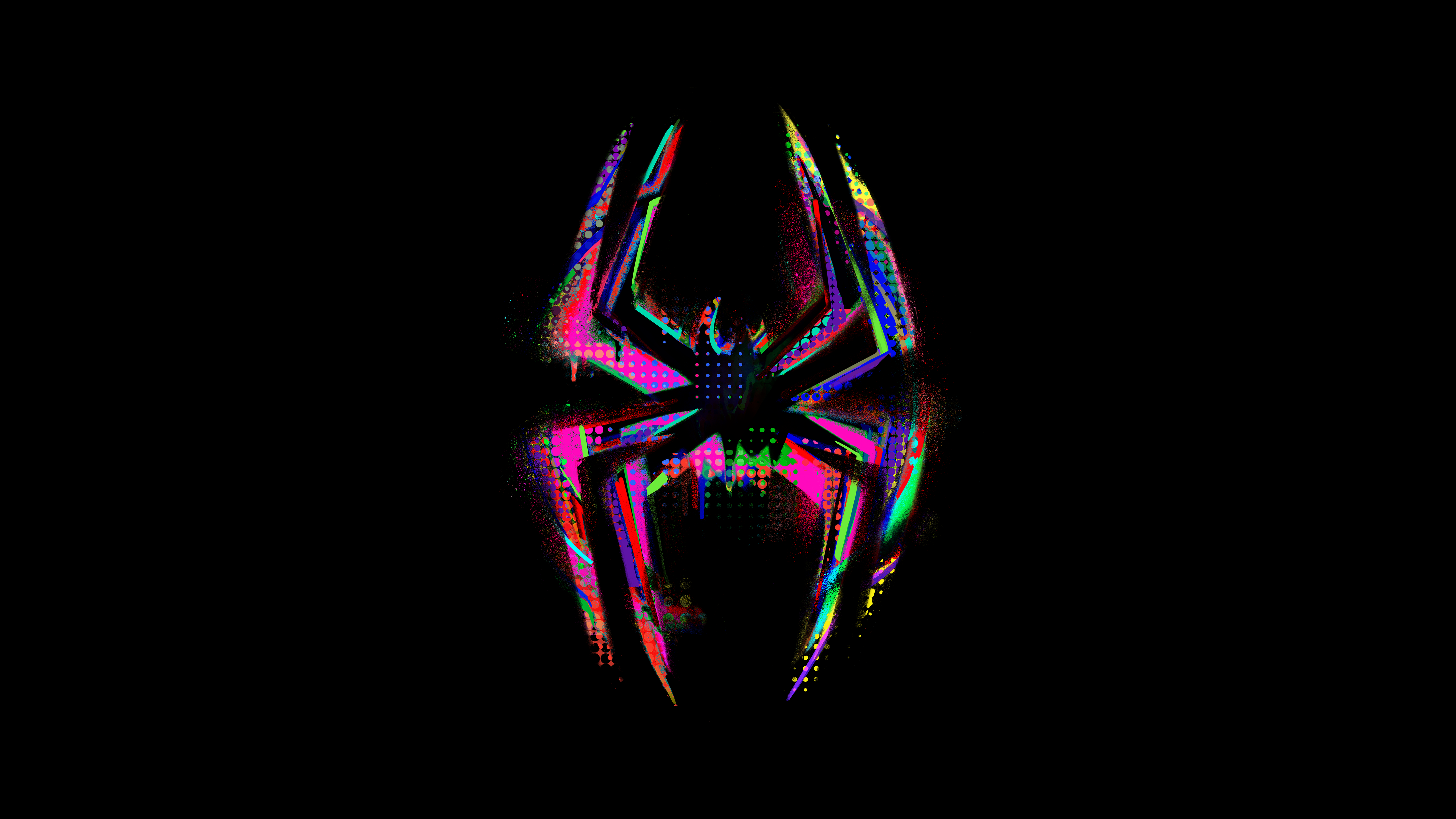 6016x3384 Spider Man: Across The Spider Verse Logo Wallpaper