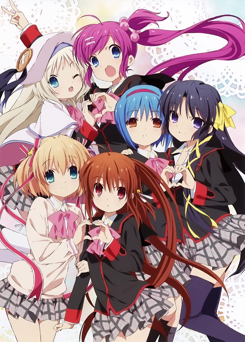 800x1116 Little Busters!, anime girls, Natsume Rin, Saigusa Haruka, Noumi Kudryavka, Kurugaya Yuiko, HD phone wallpaper