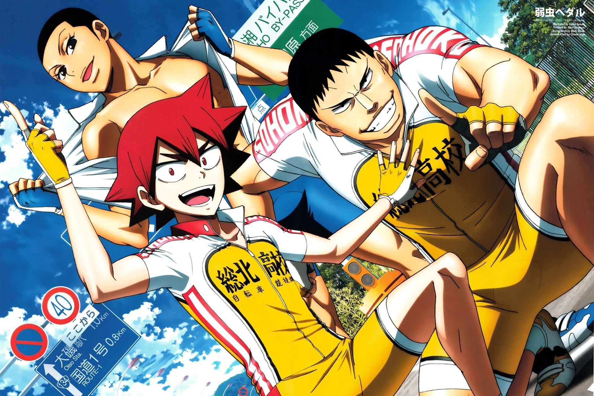 1920x1280 En selle, Sakamichi! (Animes)ésumés, avis, fiches personnages