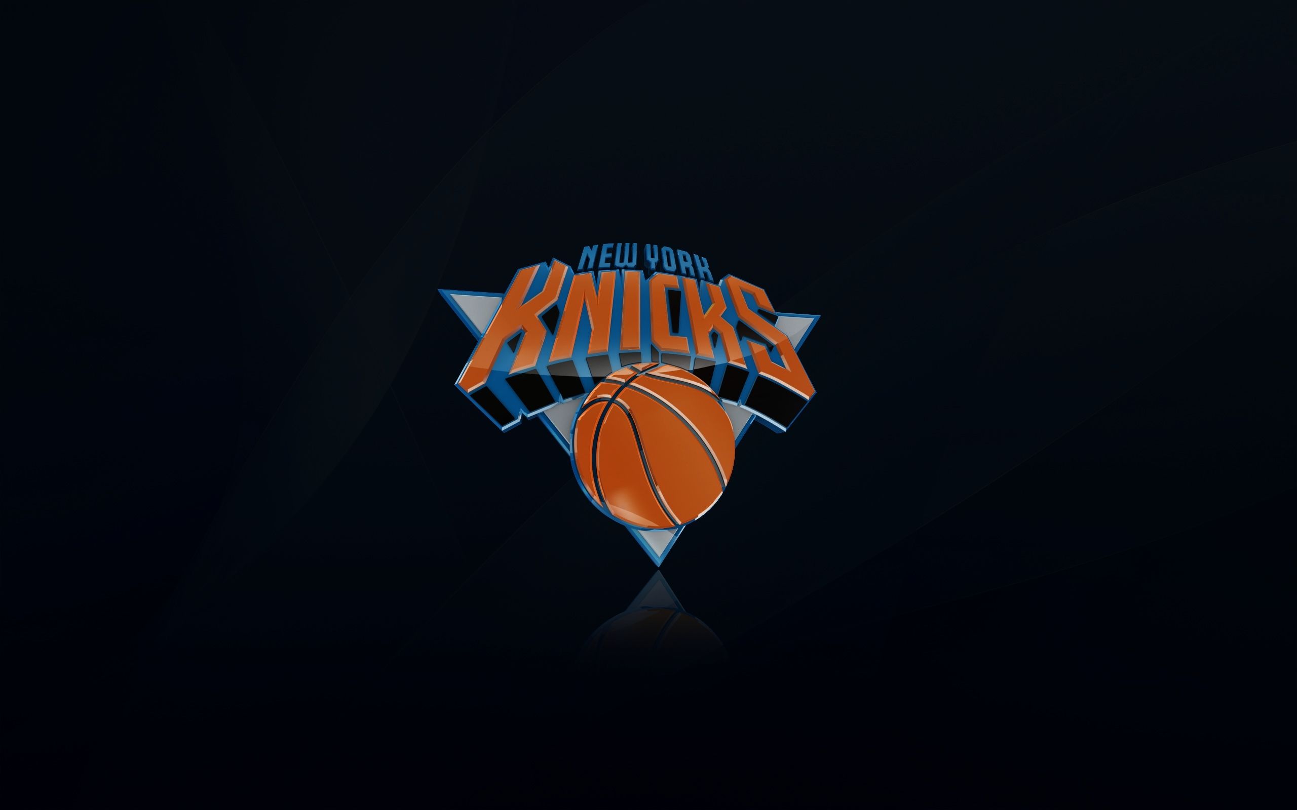 2560x1600 Wallpaper background, black, logo, Basketball, New York, New York, NBA, New York Knicks for mobile and desktop, section спорт, resolution 2560x1600