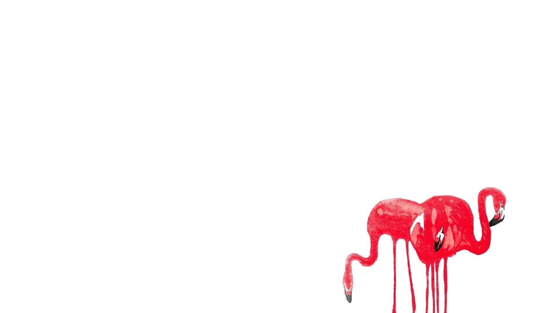 1920x1080 flamingos simple background 1920x1080 wallpaper High Quality