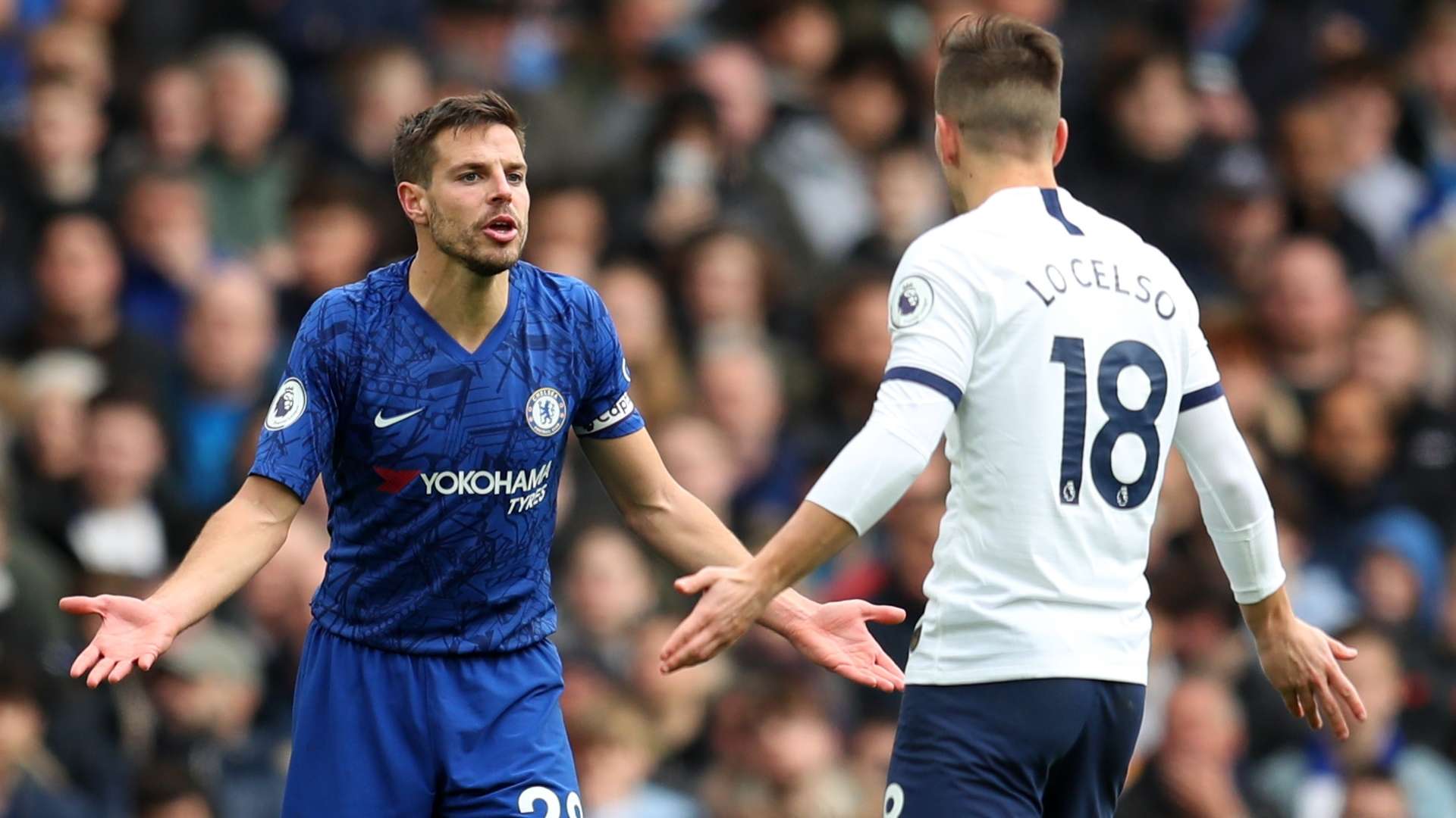 1920x1080 VAR admit Lo Celso red card decision was wrong after Spurs midfielder's stamp on Azpilicueta