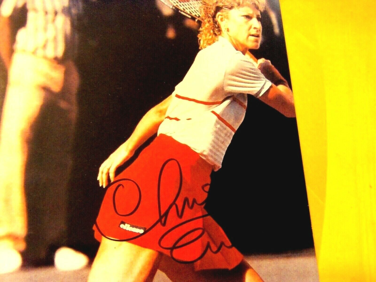 1600x1200 Chris Evert Autographed Signed 8x10 Tennis Photo -JSA Hologram Authenticated