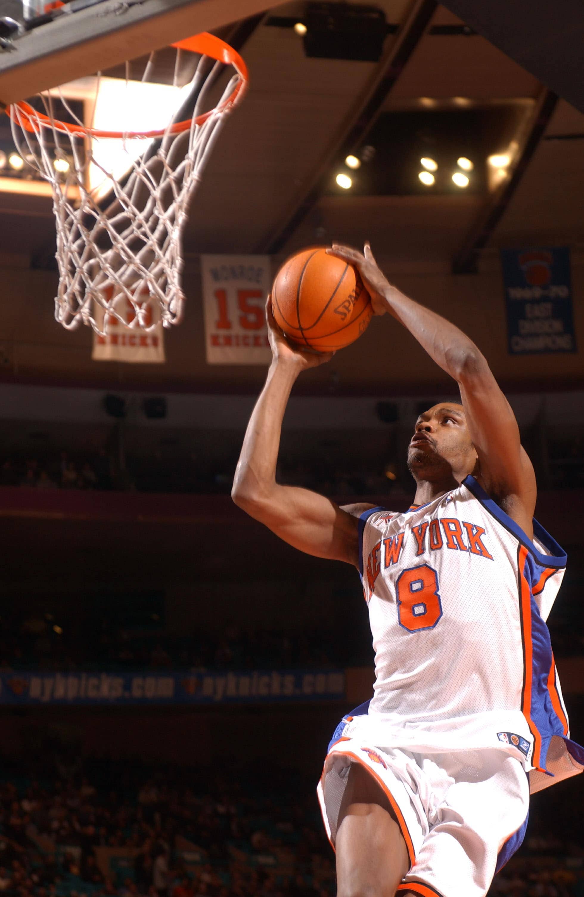 1960x3008 Gallery: Sprewell in the Orange and Blue. New York Knicks