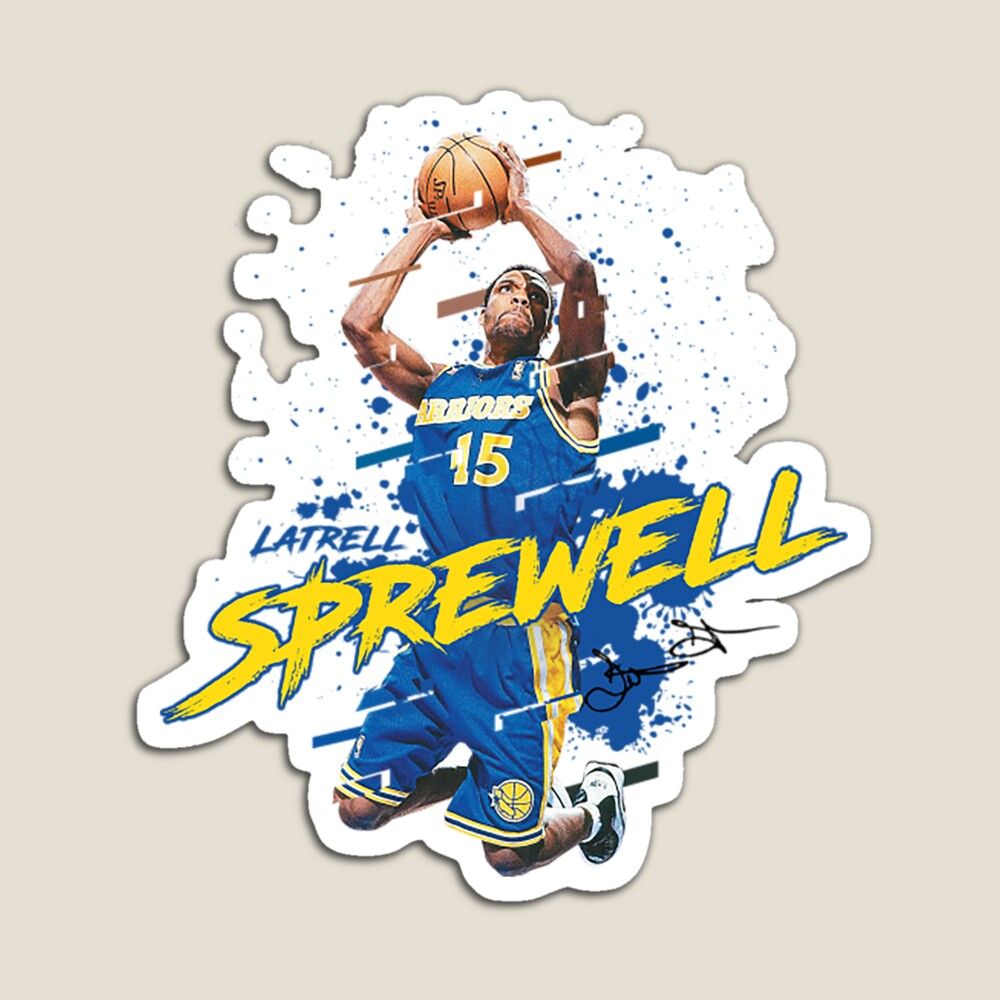 1000x1000 Latrell Sprewell Golden State Warriors Postcard