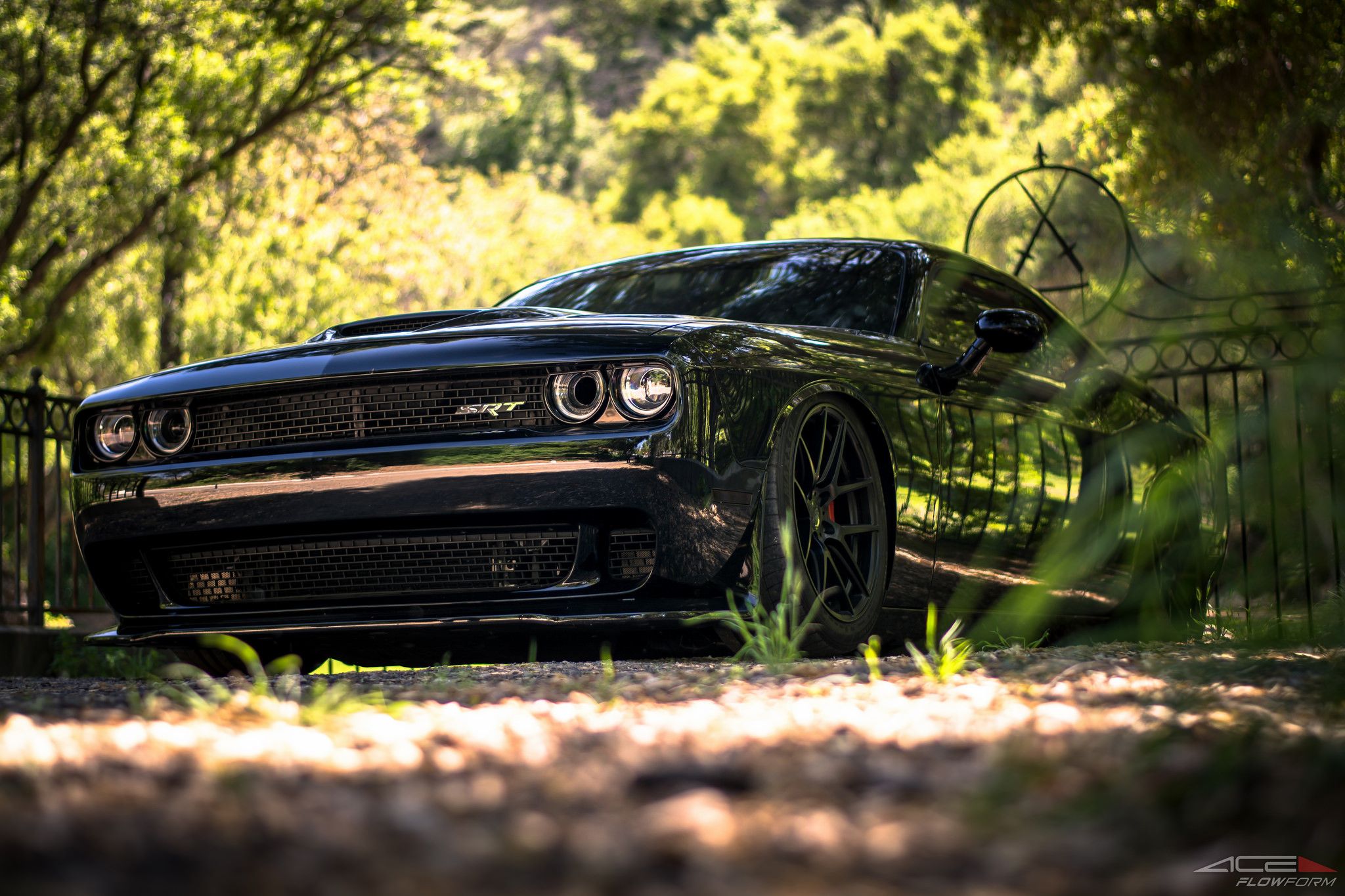 2048x1365 Muscular Challenger SRT With Black and Yellow Retro Plates. CARiD.com Gallery