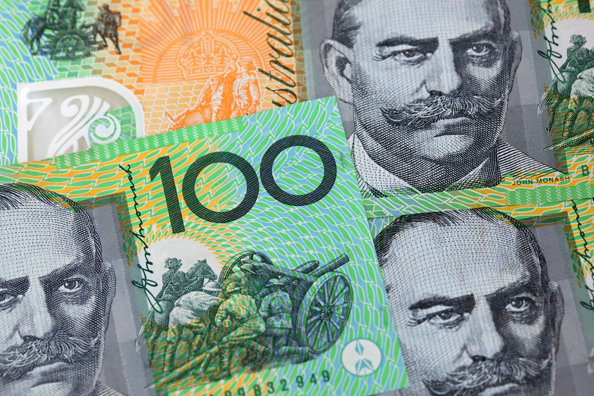 1920x1280 4K Ultra HD Australian Dollar Close Up: Detailed Man Made Currency Artx3744