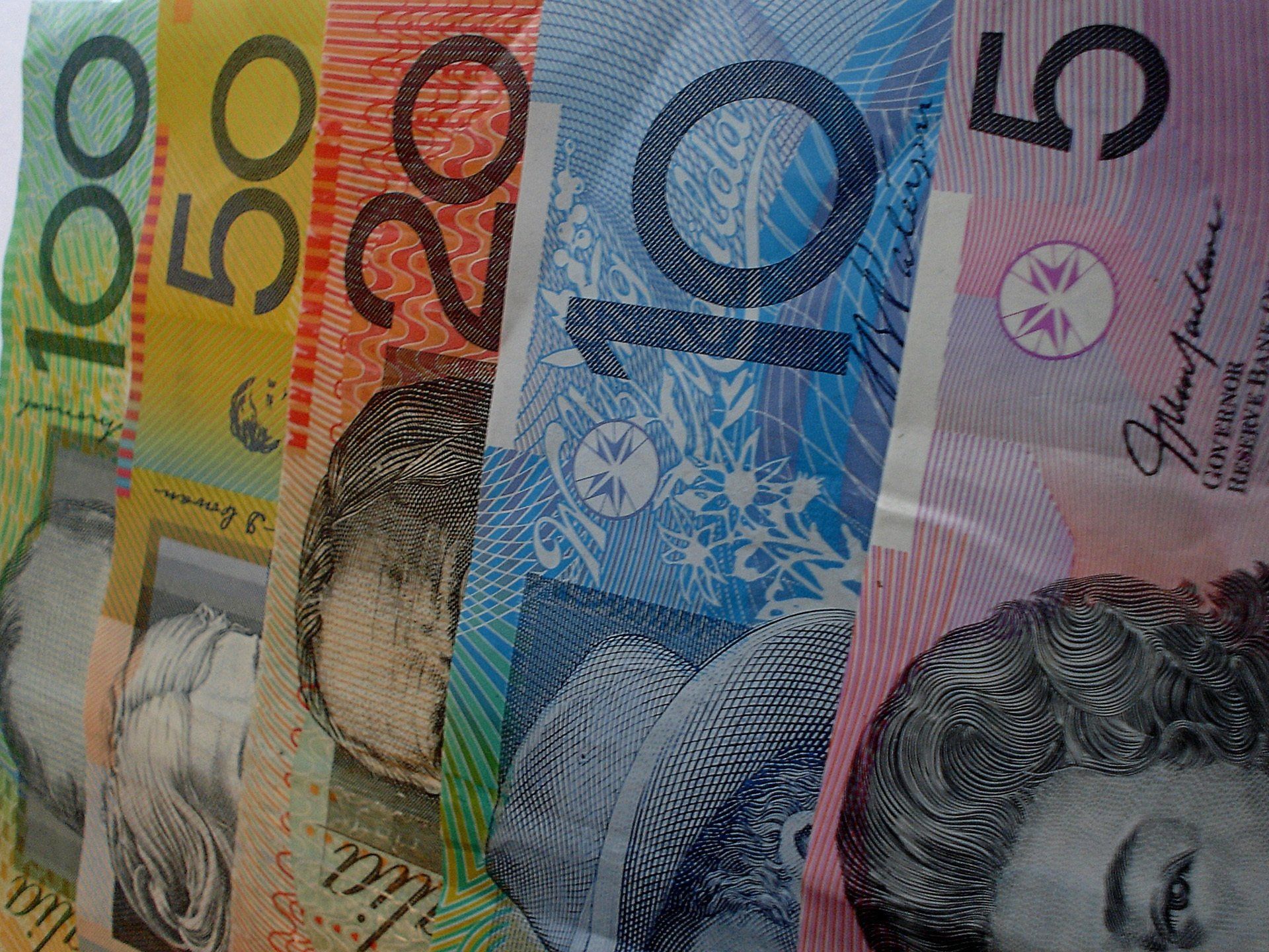 1920x1440 Vibrant Australian Dollar HD Wallpaper: Colorful Man Made Currency Close Upx1440