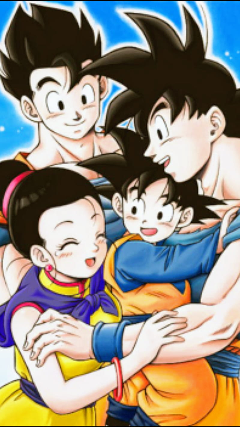 800x1422 Goku and Family, dragon, ball, love, anime, super, cute, HD phone wallpaper