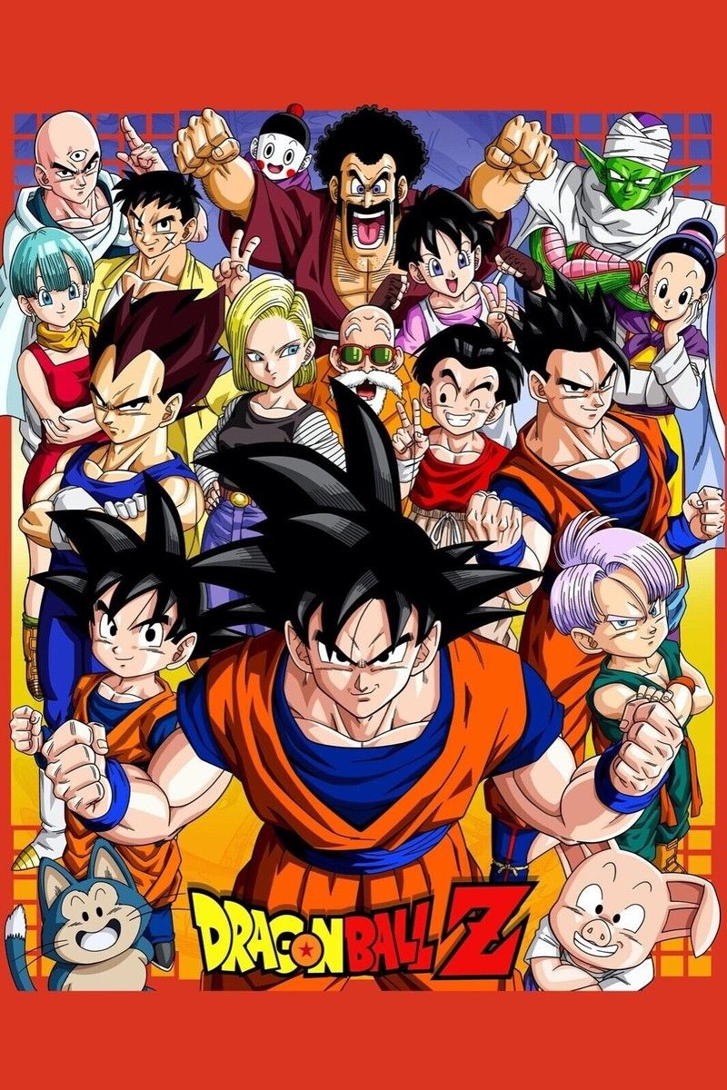 800x1200 Dragon Ball Goku Family and Friends POSTER 24 X 18 SWEET!