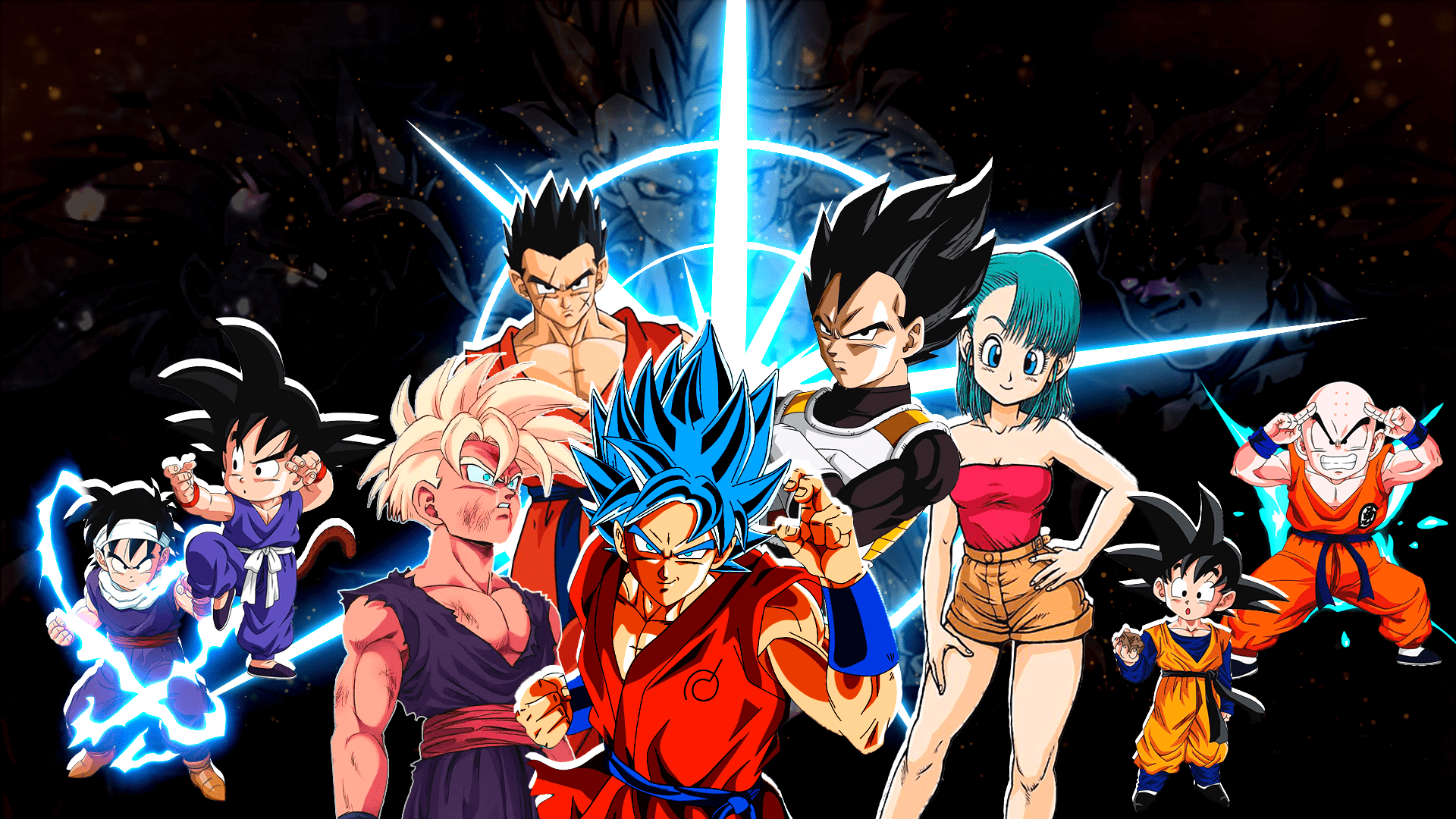 1920x1080 Dragon Ball Heroes Unite: Goku, Vegeta, Bulma & Family HD Wallpaper by Jean Carlos Moreira Diasx1080