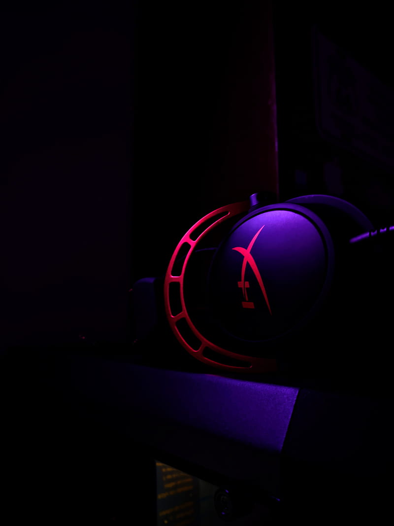800x1067 Hyperx Alpha Vibes, music, neon, headphones, ultraviolet, HD phone wallpaper