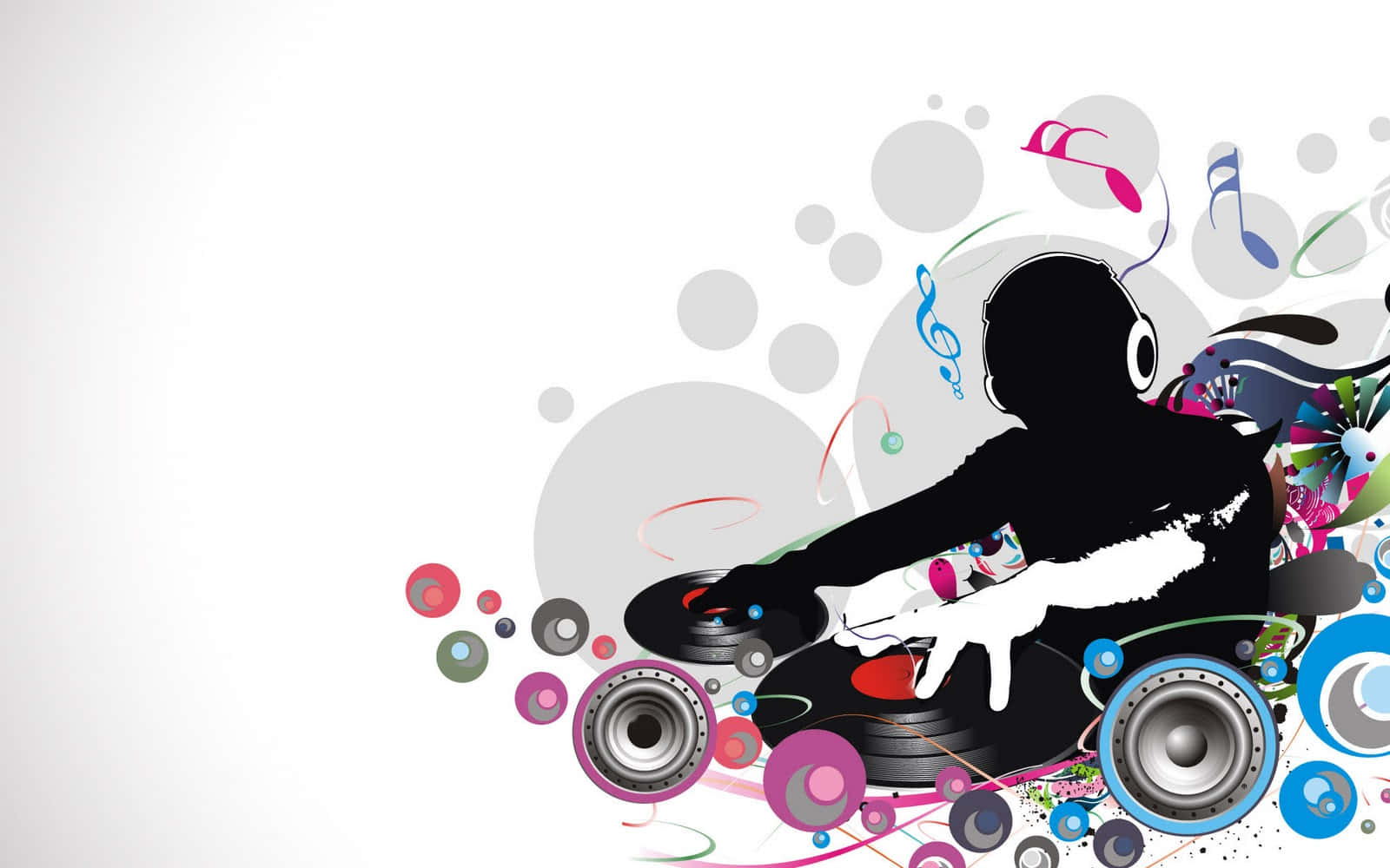 1600x1000 Download Abstract D J Music Vibes Wallpaper