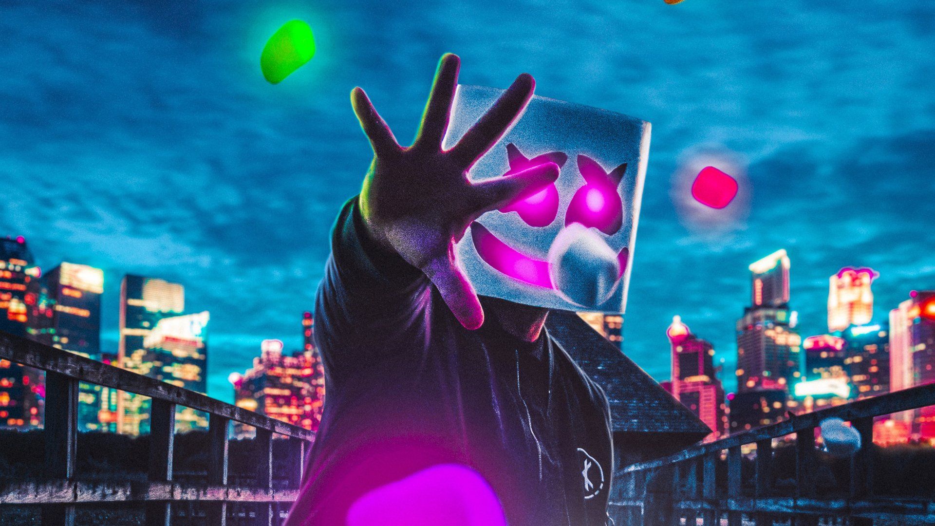1920x1080 Marshmello Vibes: HD DJ Music Wallpaperx1834