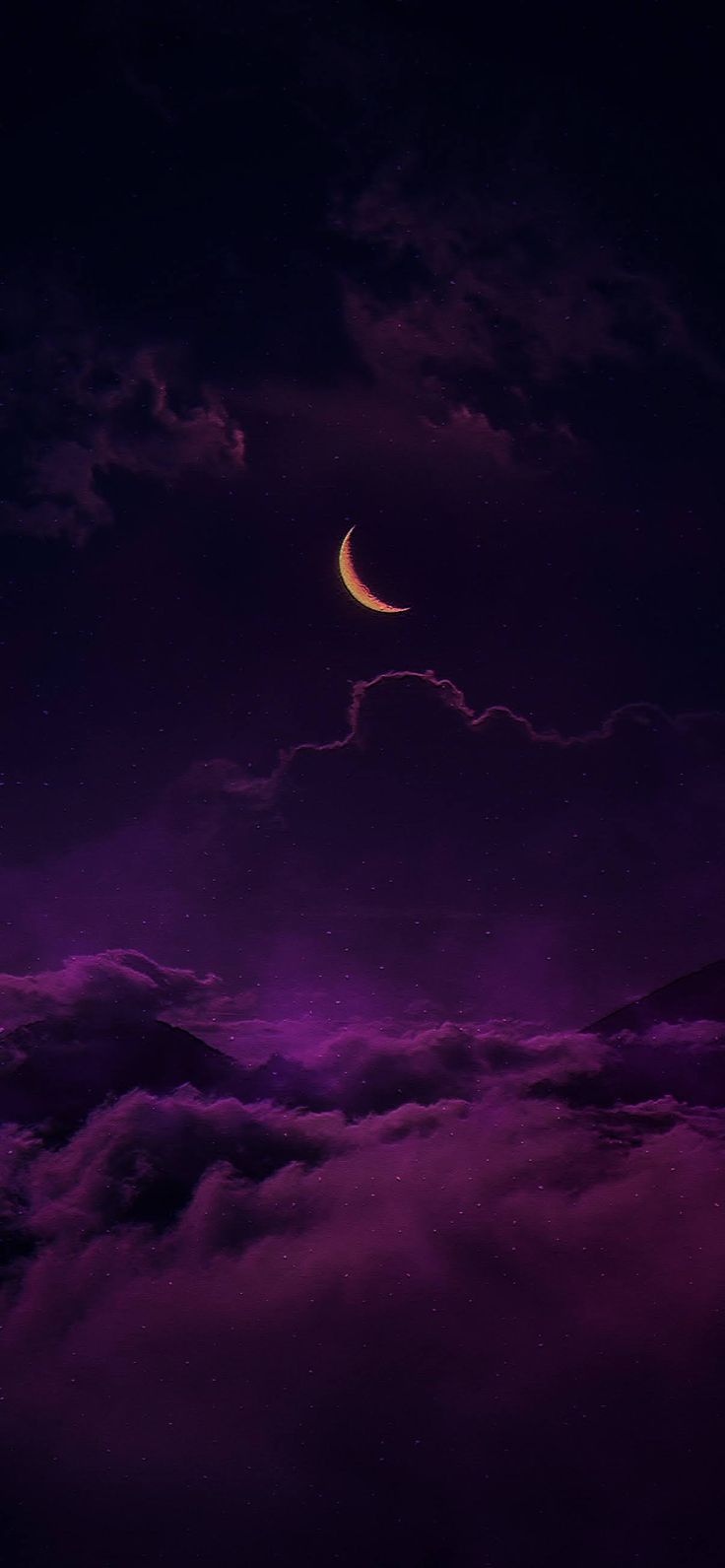 736x1591 wallpaper iphone sky moon