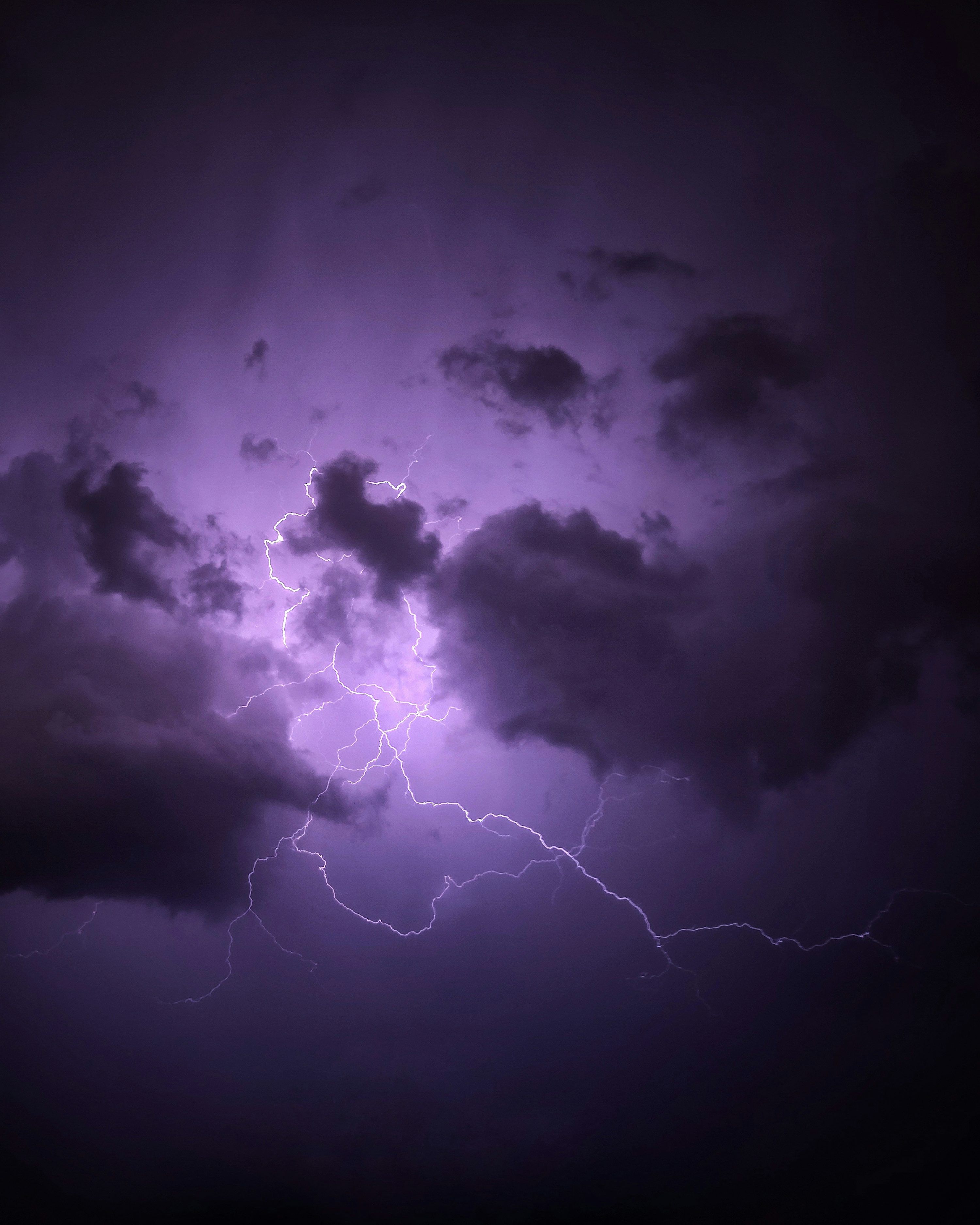3000x3750 Purple Lightning Picture. Download Free Image