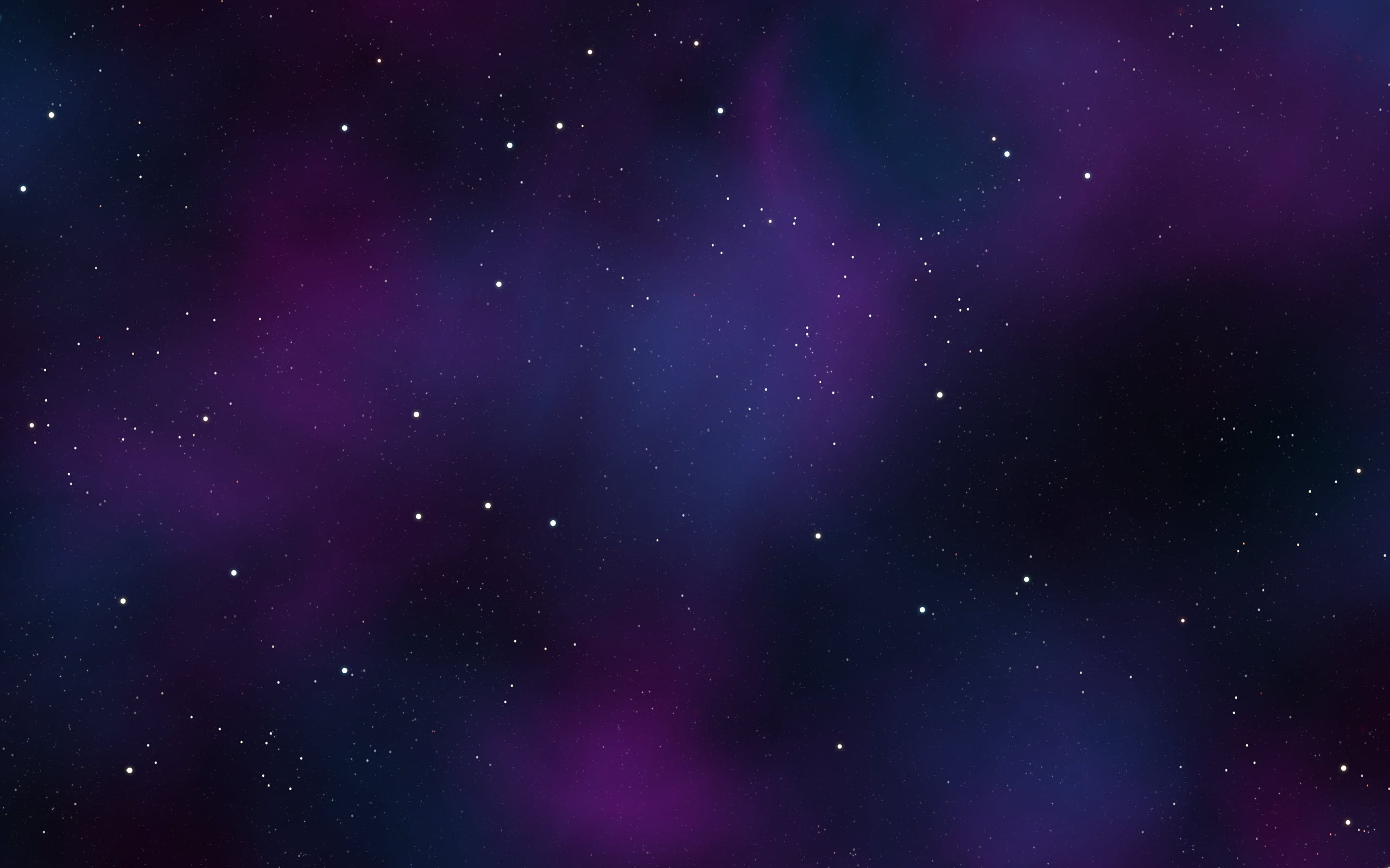 2560x1600 Purple and black sky full of stars during nighttime HD wallpaper