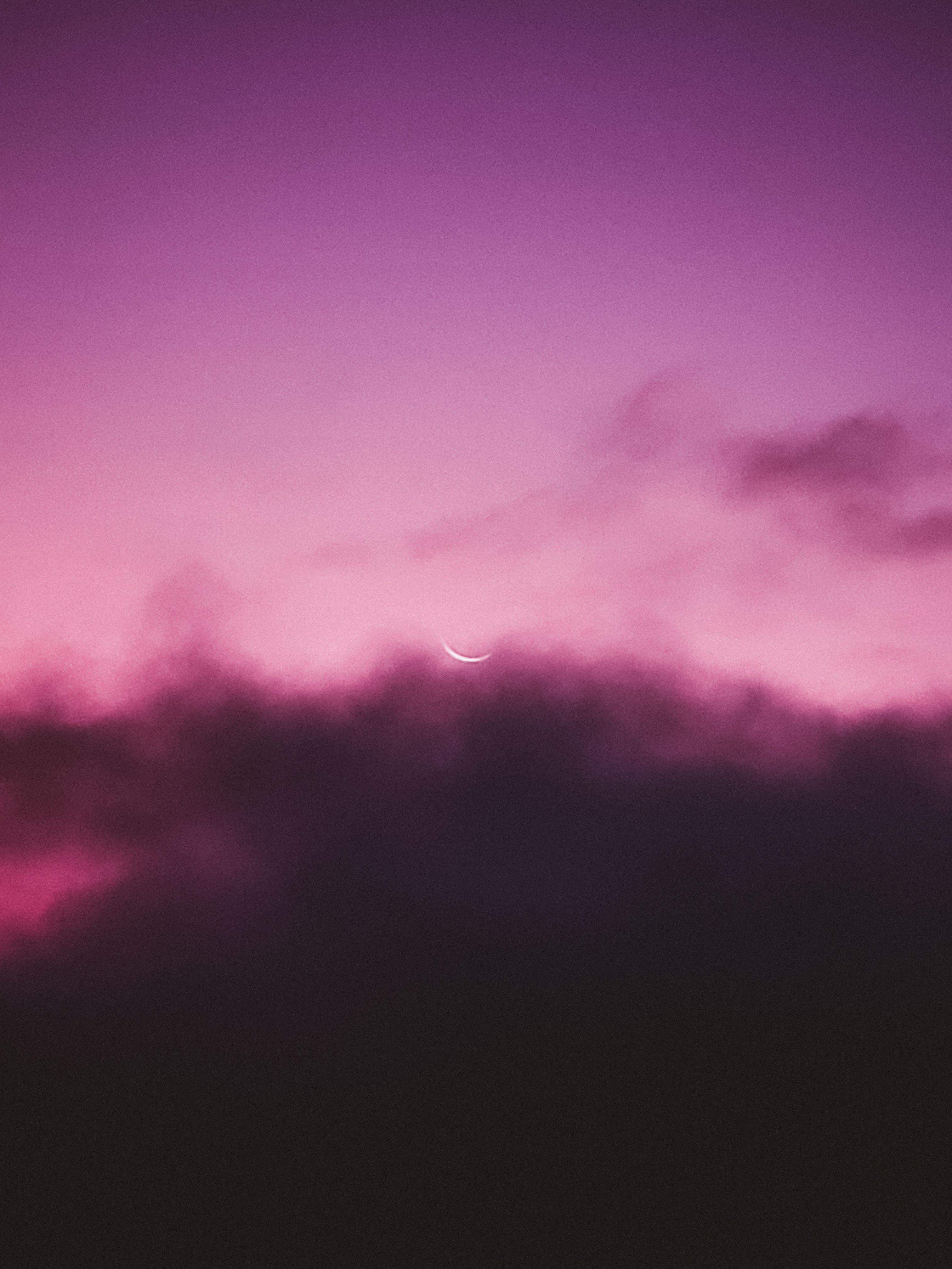 3024x4032 Lunar Eclipse in Purple Sky · Free