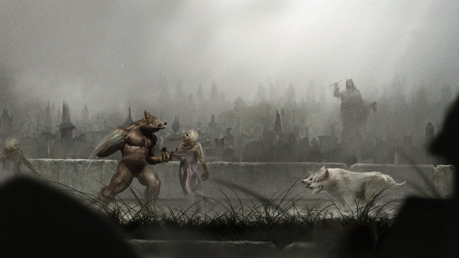 1920x1080 Altered Beast: Urban Lycan Awakening HD Wallpaperx1080