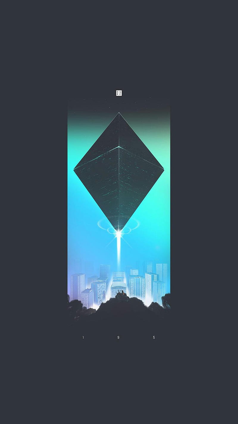 800x1422 Simple Minimal, abduction, mininal, simple, triangle, HD phone wallpaper