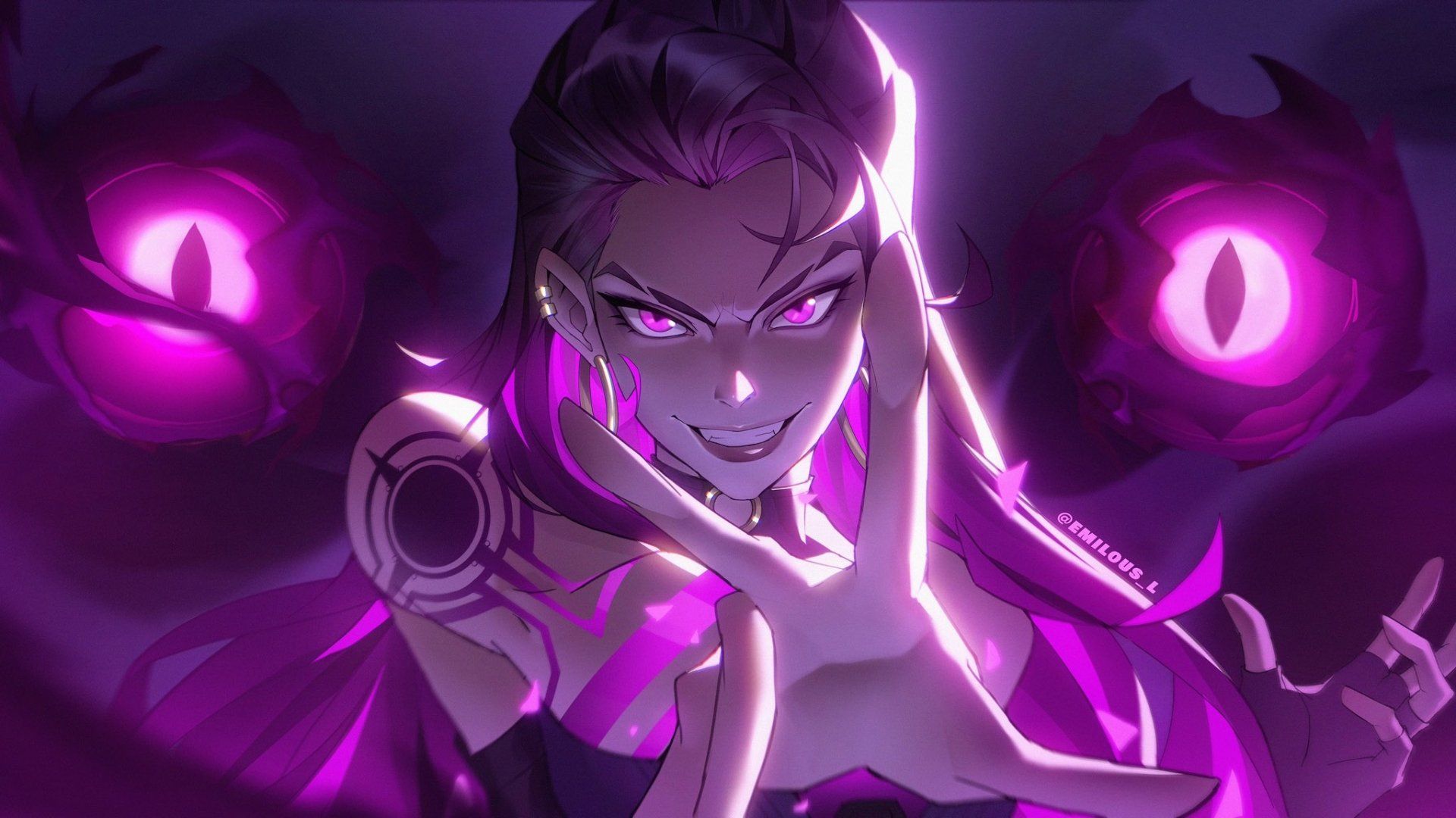1920x1080 Reyna's Fierce Glare: Valorant HD Wallpaper Showcase