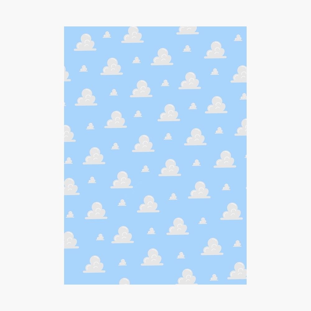1000x1000 Andy's Room Clouds Canvas Print