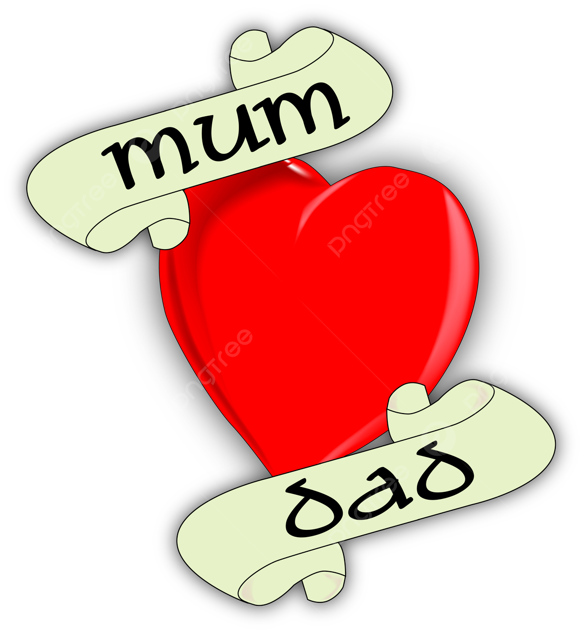 1200x1303 Mum And Dad Heart Mom Dad Isolated On White Image Photo, Mom Dad, Isolated On White, Image Background Image And Wallpaper for Free Download