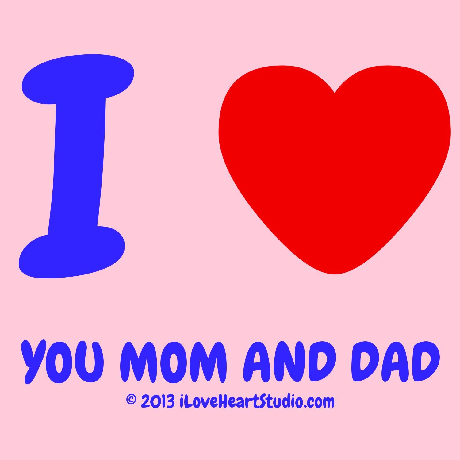 1500x1500 I Love Mom And Dad Wallpaper