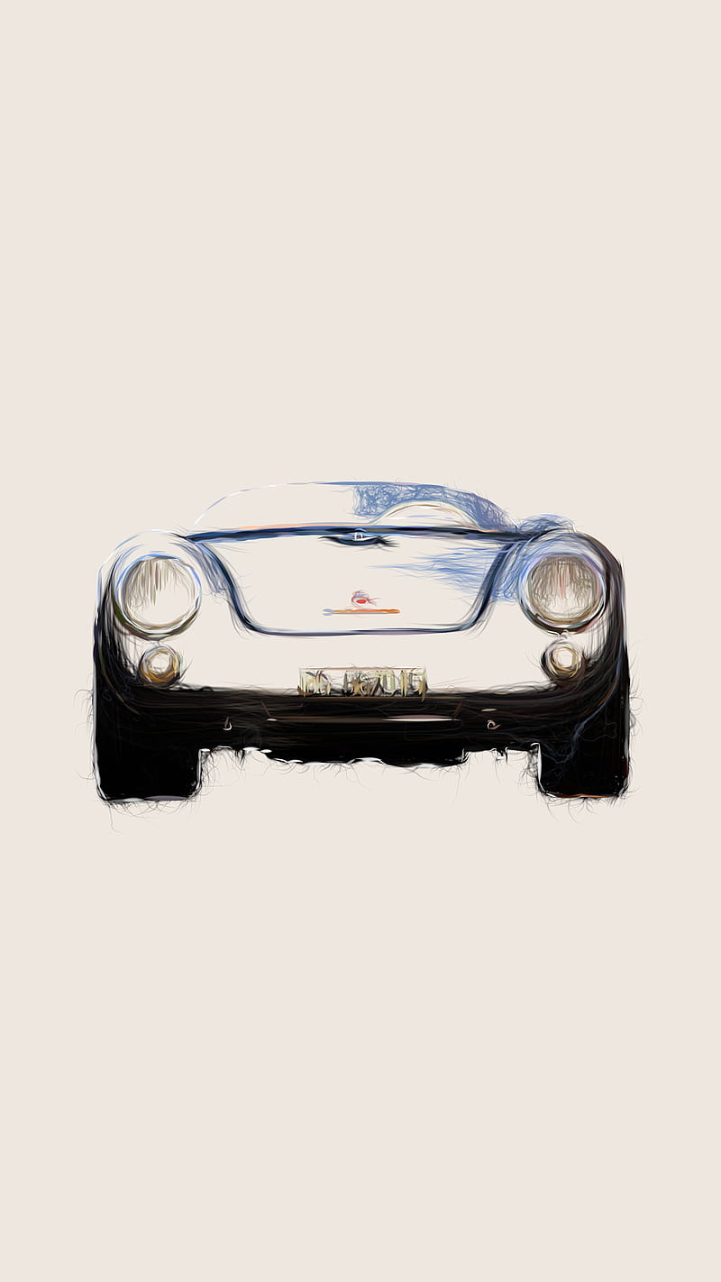 800x1422 Porsche 550 Spyder car, carros, classy, old, retro, supercar, vintage, HD phone wallpaper