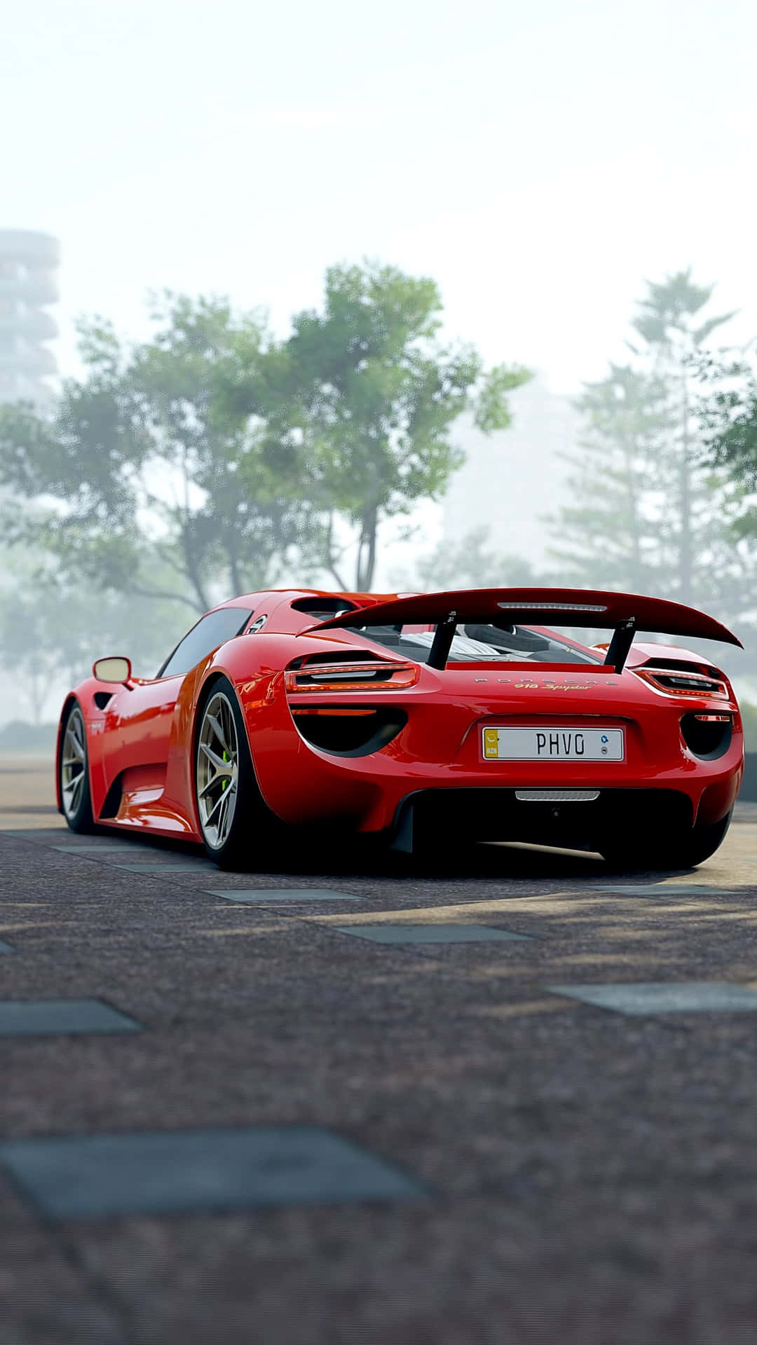 1080x1920 Download Exhilarating Speed, Sleek Design: The Porsche 918 Spyder Wallpaper