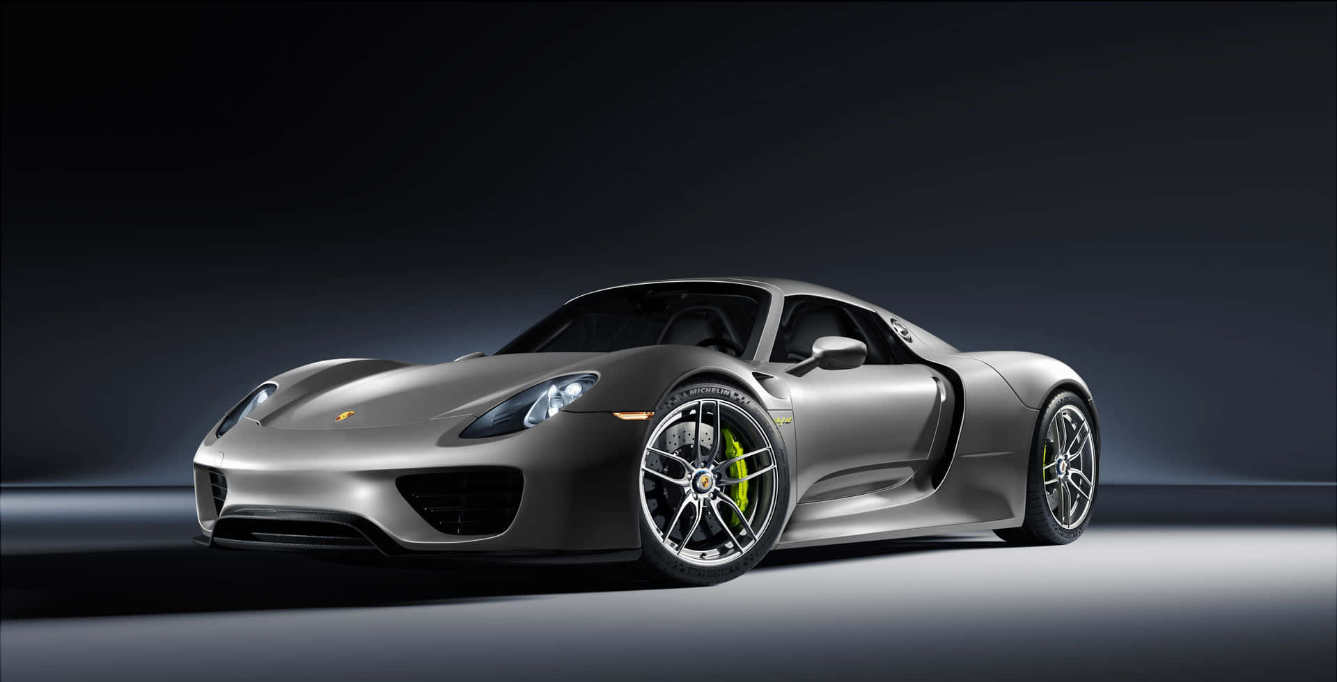 1920x980 Download Caption: Exquisite Porsche 918 Spyder Hit The Road In Style Wallpaper