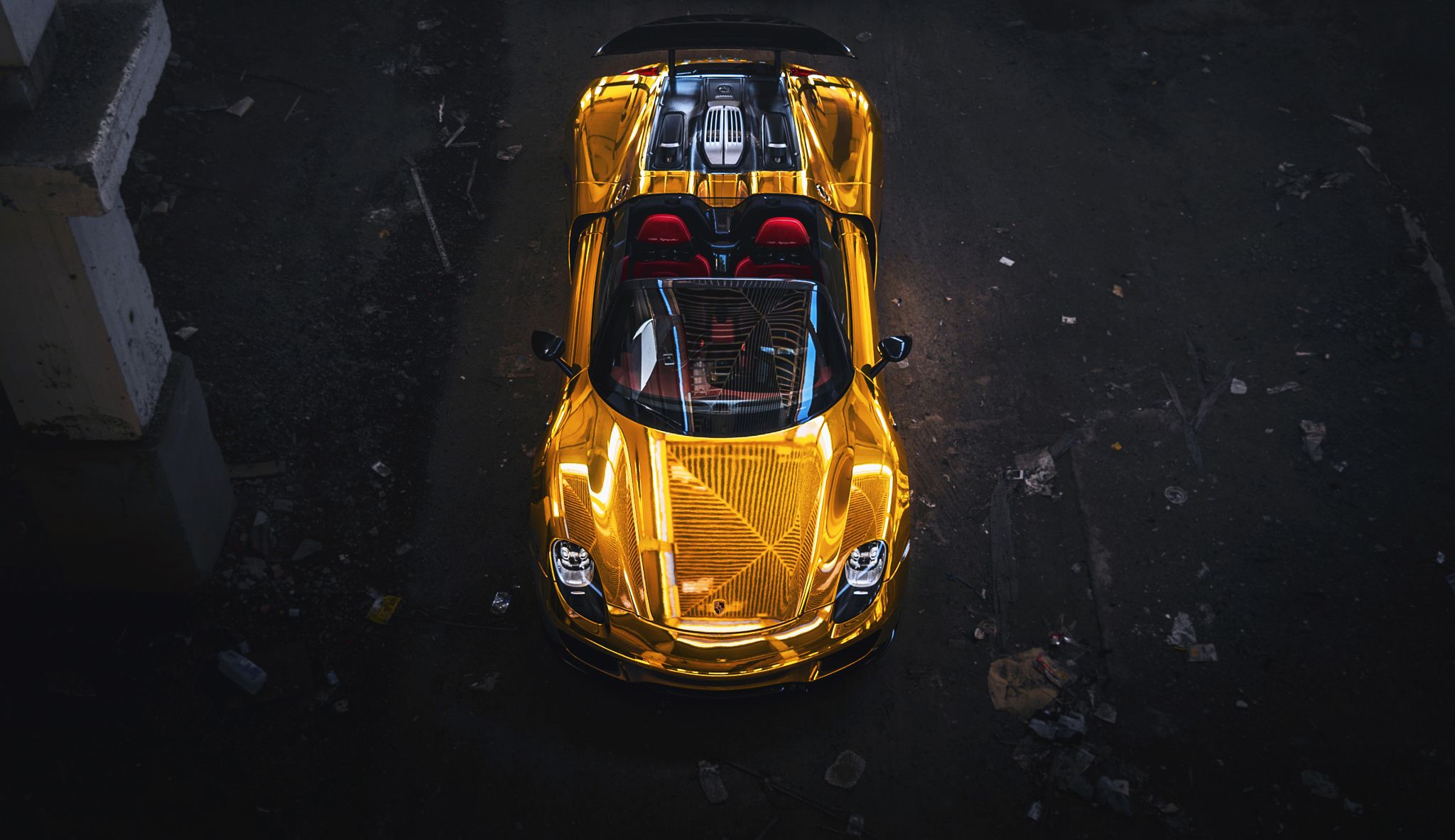 2048x1183 Porsche 918 Spyder Wallpaper