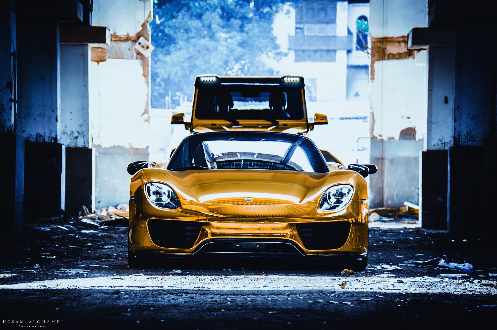 2048x1362 Wallpaper Porsche, golden, Spyder, 918 for mobile and desktop, section porsche, resolution 2048x1362