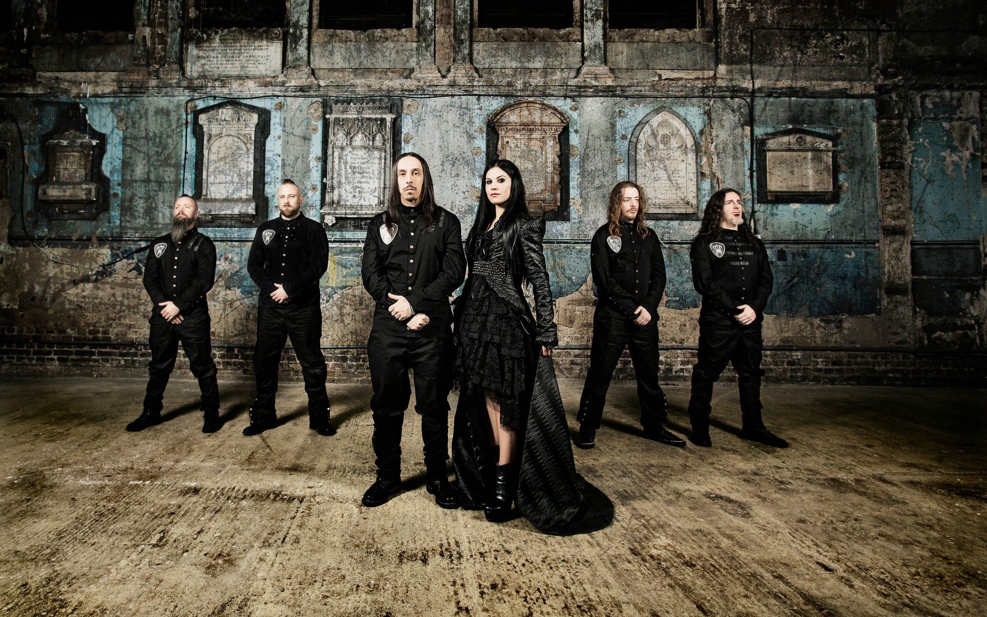 1920x1200 Lacuna Coil Gothic Legends: Andrea Ferro & Cristina Scabbia in HD Wallpaperx1800
