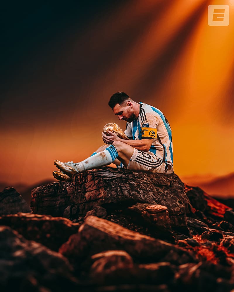 800x1000 Messi with FIFA World Cup HD phone wallpaper