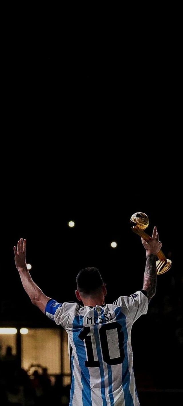 640x1422 Messi and World Cup [1080X1920]