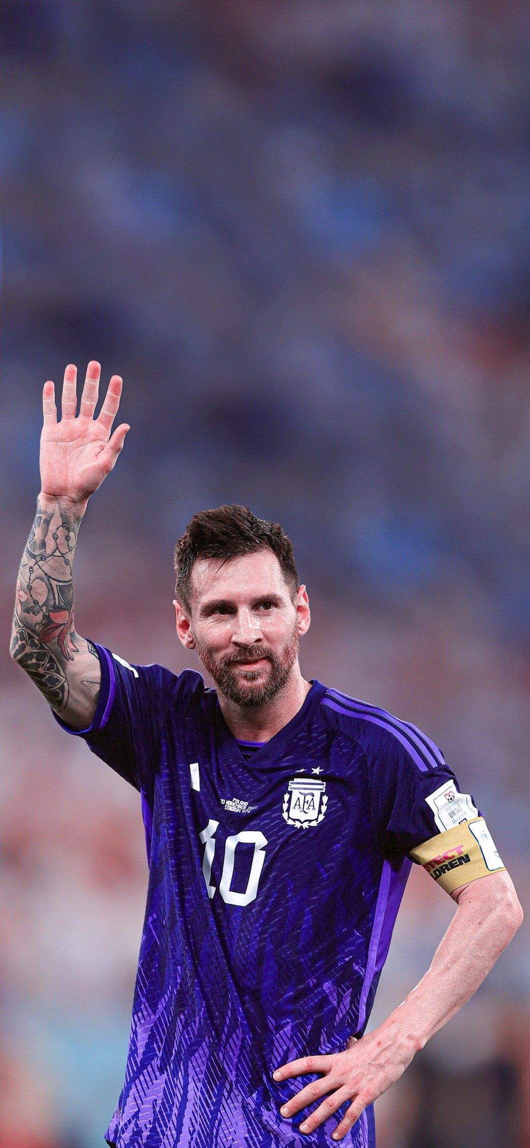 1080x2340 4K & HD Messi Wallpaper for iPhone & Android Phones Free Download (FIFA World Cup Qatar 2022 Argentina vs Poland)