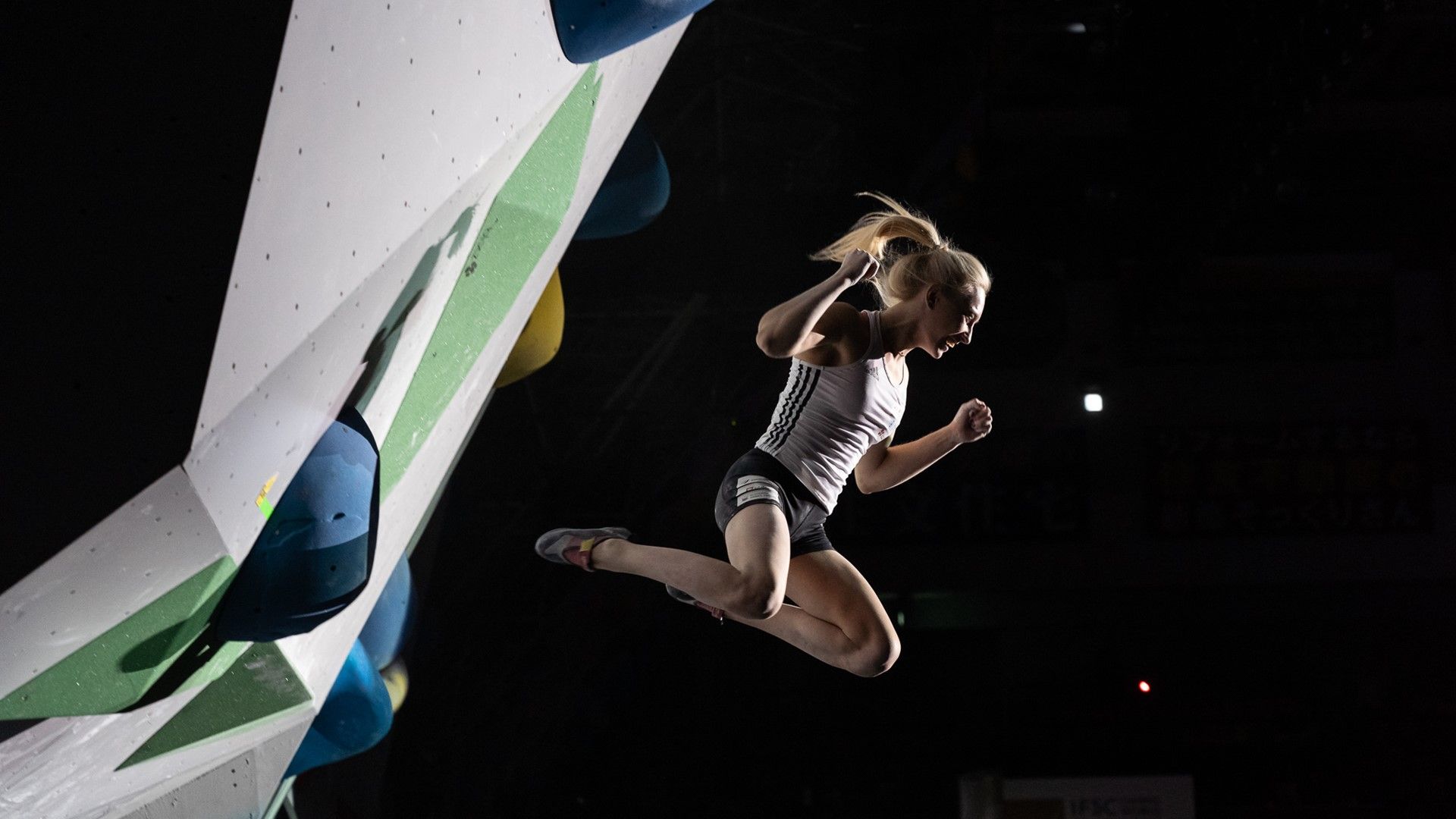 1920x1080 ADIDAS FIVE TEN I TERREX ATHLETE JANJA GARNBRET HAS WON OLYMPIC GOLD AND EARNED A SPOT AMONG THE CLIMBING GREATS