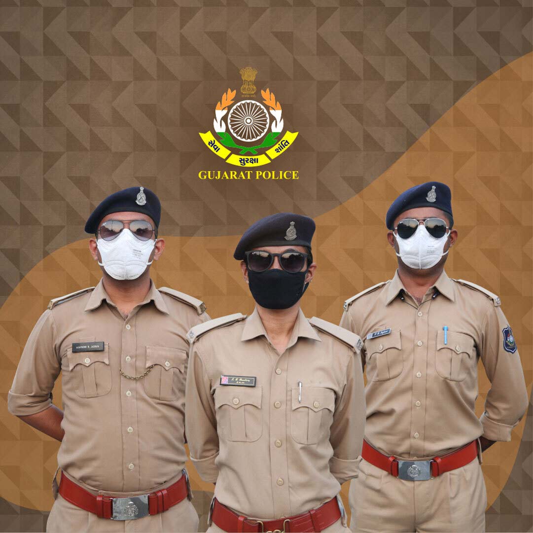 1081x1081 Social media agency. Digitalizing Gujarat Police's presence